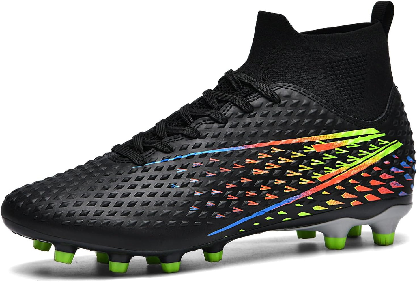 Mens Soccer Cleats Womens Indoor Soccer Shoes Wide Baseball Turf Shoes Adult Youth Rugby Shoes Big Boys Small Spikes AG TF Football Boots