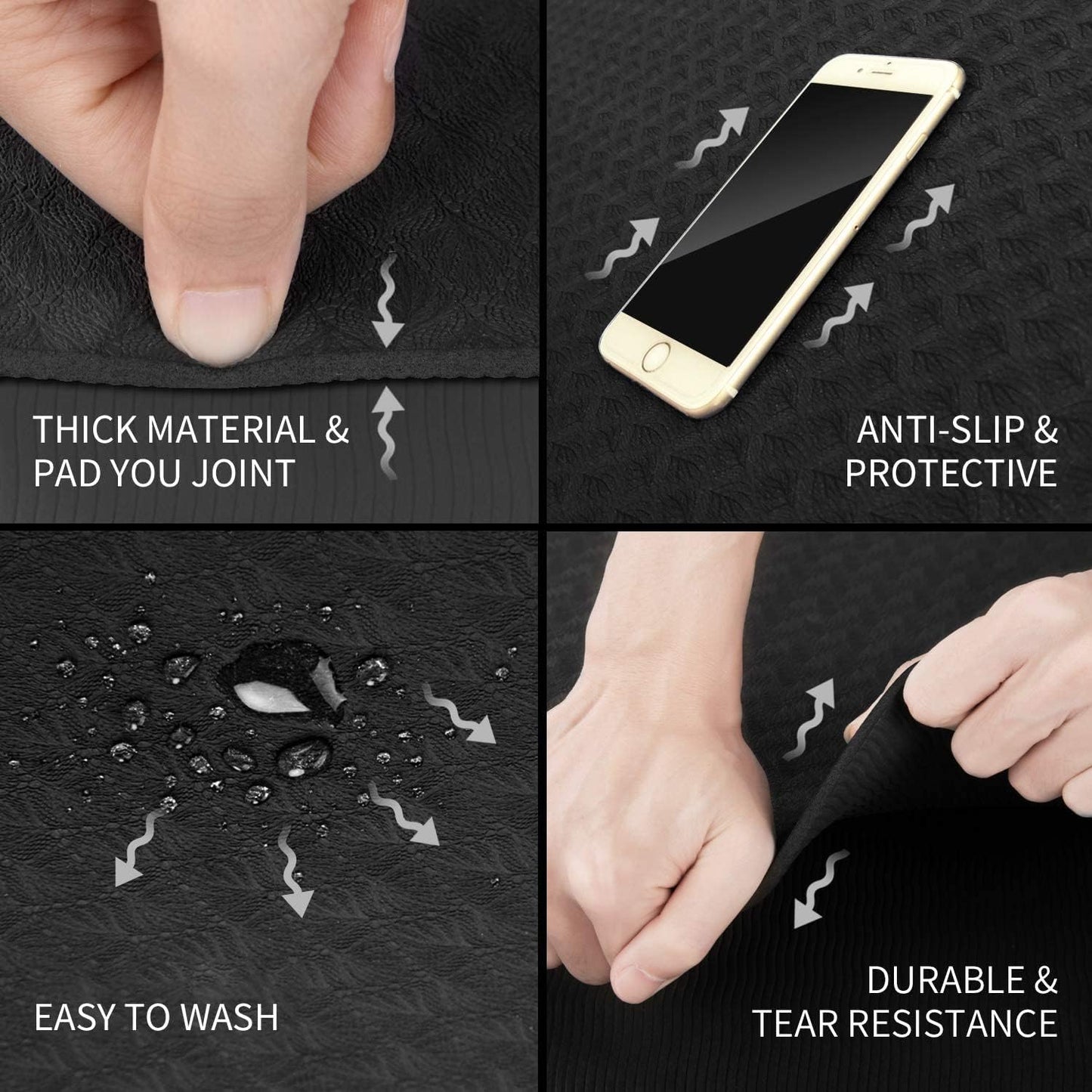 CAMBIVO Extra Wide Yoga Mat for Women and Men (72"/84"x 32"x 1/4") TPE Workout Mat, Non-slip Large Exercise Fitness Mat for Yoga, Pilates, Workout