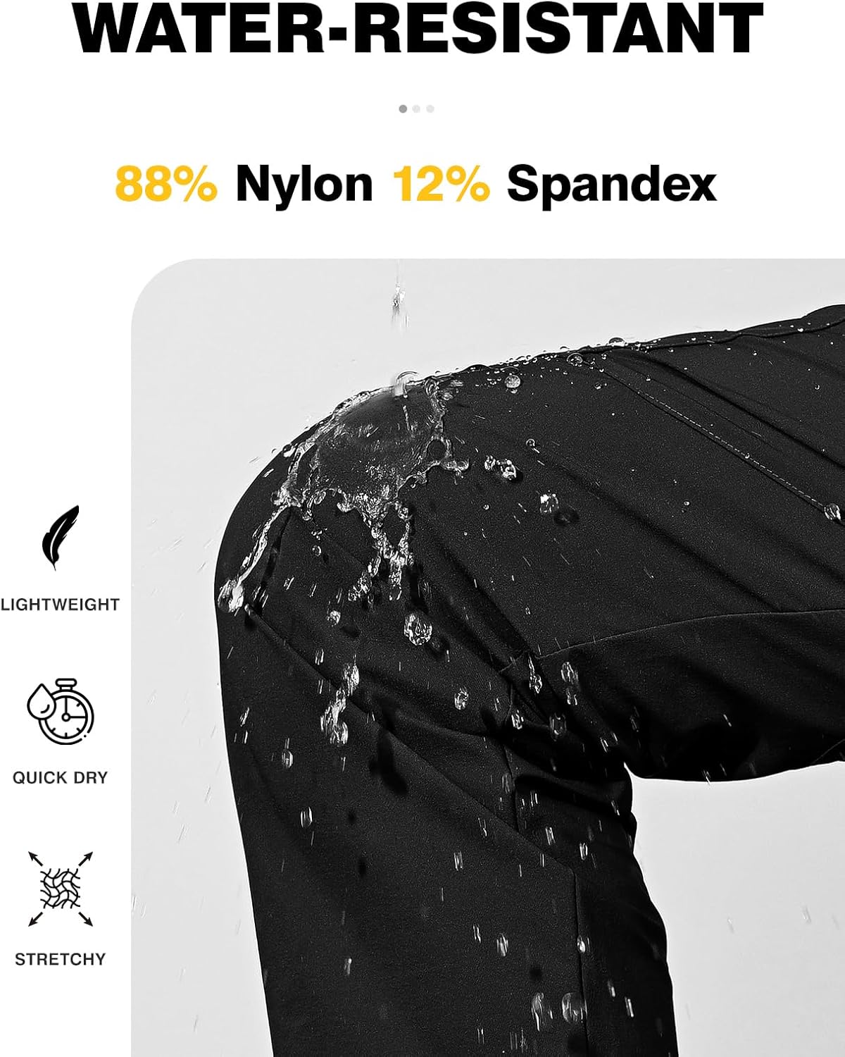 TBMPOY Women's Hiking Cargo Pants Lightweight Water Resistant Quick Dry Fishing Camping Travel Work Pant with 6 Pockets