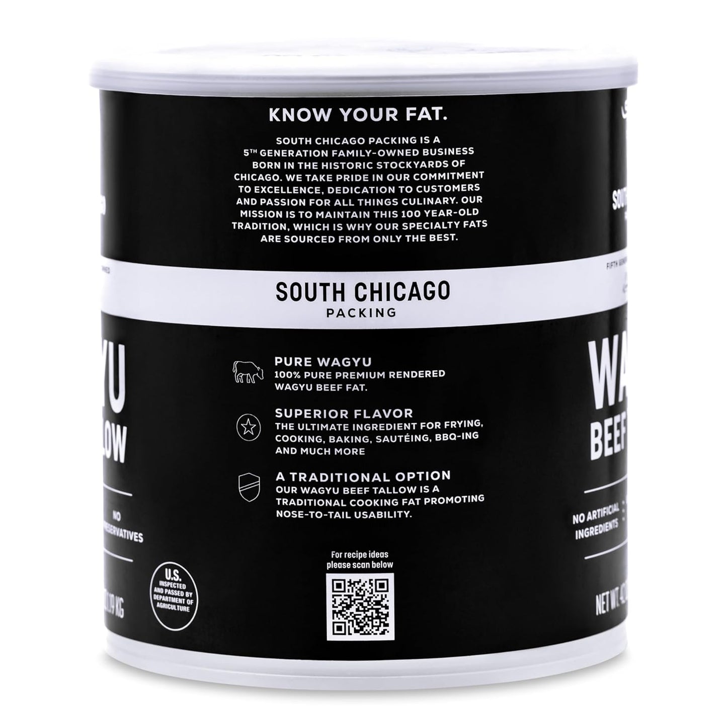 South Chicago Packing Wagyu Beef Tallow, 42 Ounces, Paleo-friendly, Keto-friendly, 100% Pure Wagyu