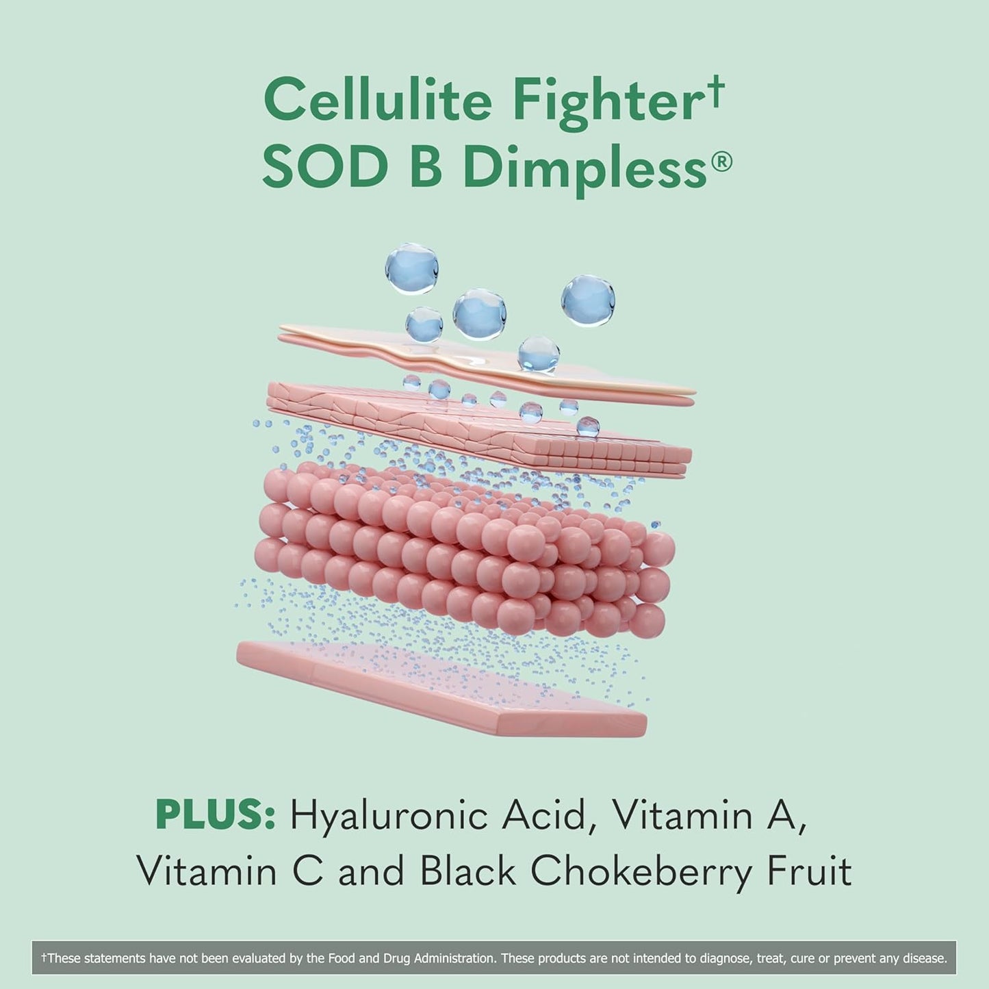 Garden of Life Skin Smooth Sustained Release Duo Caps, Best Skincare Supplement for Smooth, Radiant Skin with Hyaluronic Acid, Vitamins A & C, and SOD B Dimpless, Gluten-Free, 30 Plant-Based Capsules