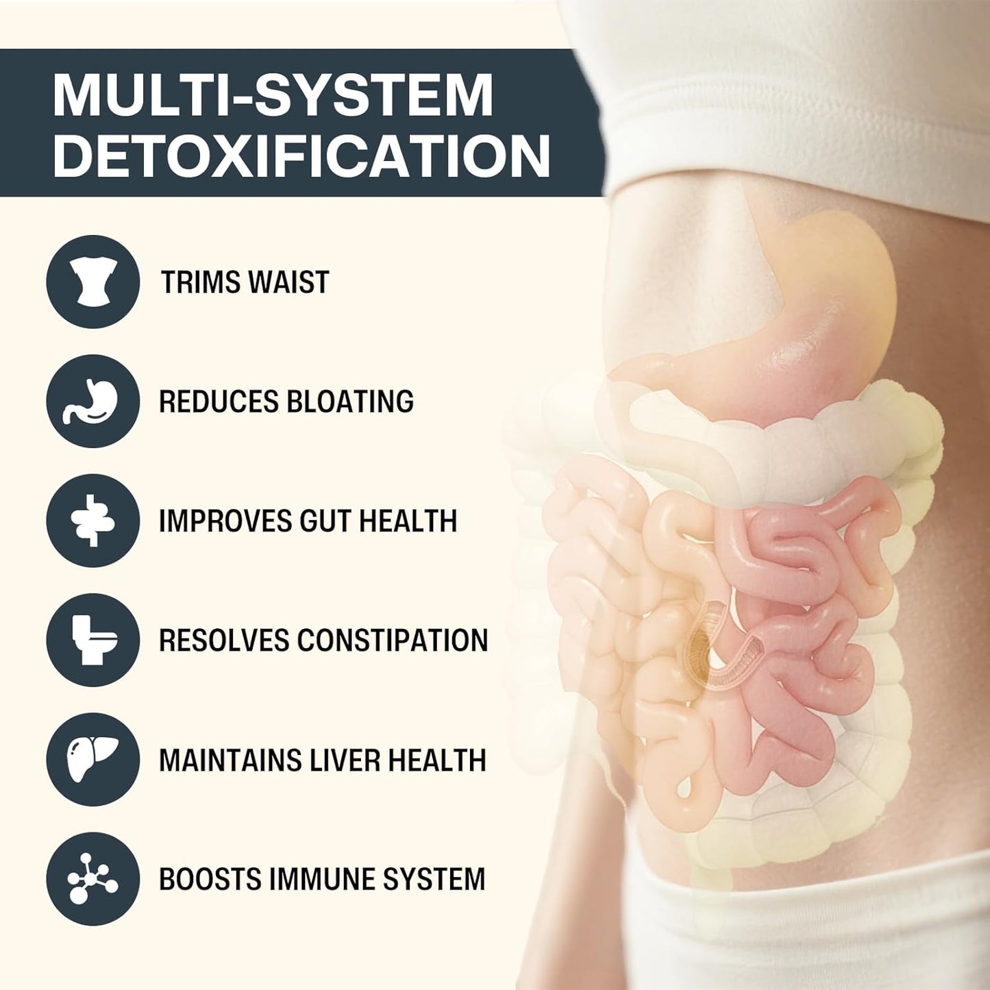 Gut Cleanse Detox for Women, Colon Cleanse & Gentle Herbal Supplements for Men, Powered with Senna Leaves, Plum, Chrysanthemum, Acacia Gum & Aloe Vera–40 Capsules (A01)