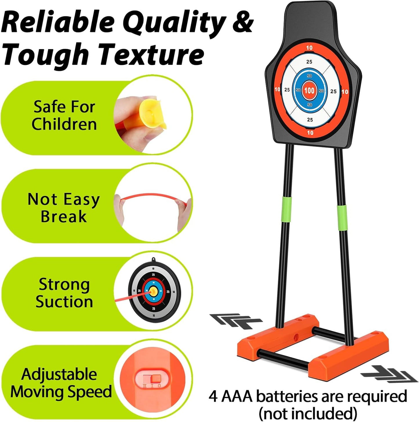 Bow and Arrow for Kids 8-12, Upgraded Kids Archery Set with Automatic Moving Target, Sport Game Toy with 20 Suction Cup Arrows 2 Led Light Bows&Quivers, Gift for Boy Girl Age 3 4-6 10(2Pack)