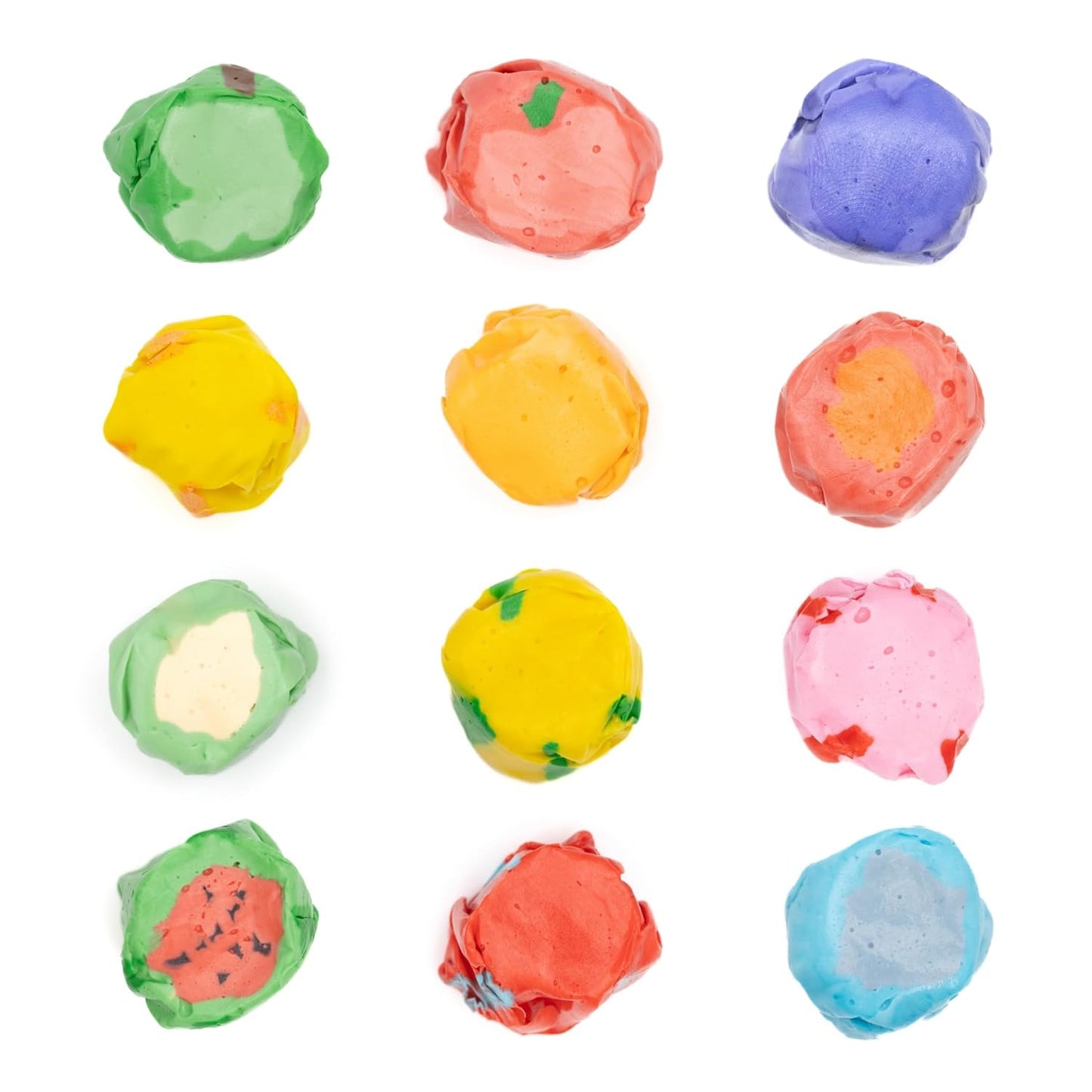 Taffy Shop Fruit Favorites Mix Salt Water Taffy Individually Wrapped - Old-Fashioned Saltwater Taffy Bulk Assorted Flavors - Gourmet Soft Chewy Candy, Gluten-Free, 140 Pieces (32oz)