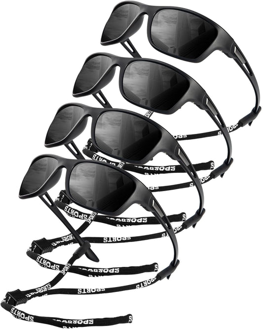 KALIYADI Polarized Sunglasses for Men, Sports Sun Glasses for Driving Cycling Fishing with UV protection