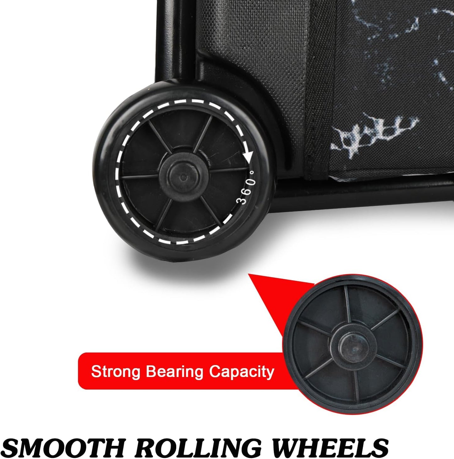 Goloni 3 Ball Bowling Bags with Wheels - Rolling Bowling Bag for 3 Balls & Accessories - Retractable Handle Extends to 38