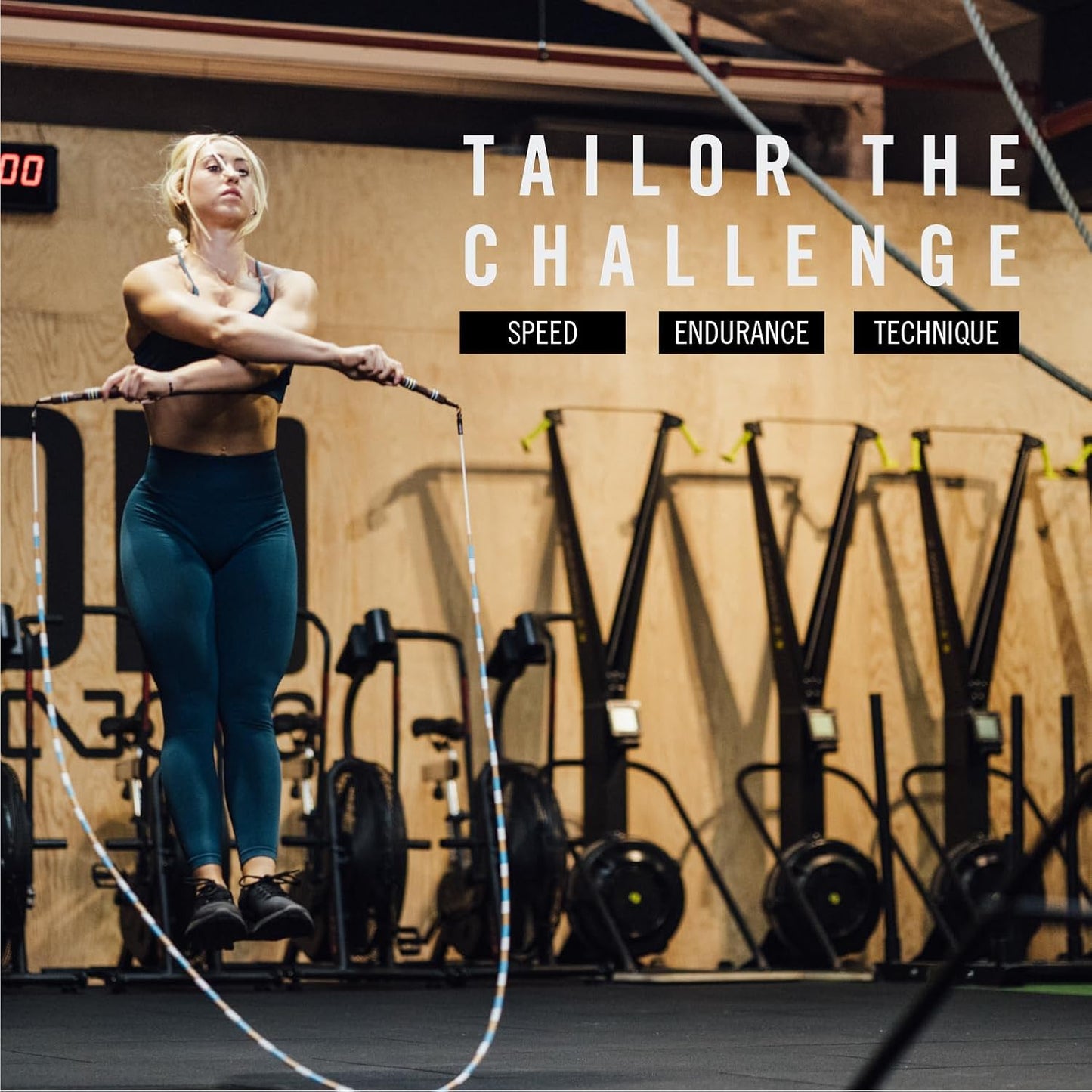 Picsil Insigne Jump Rope, Versatile Speed Rope in 3 Modalities, Fast, Weighted or Crossover Jump Rope, Adaptable to Any Type of Training From Speed to Strength Work