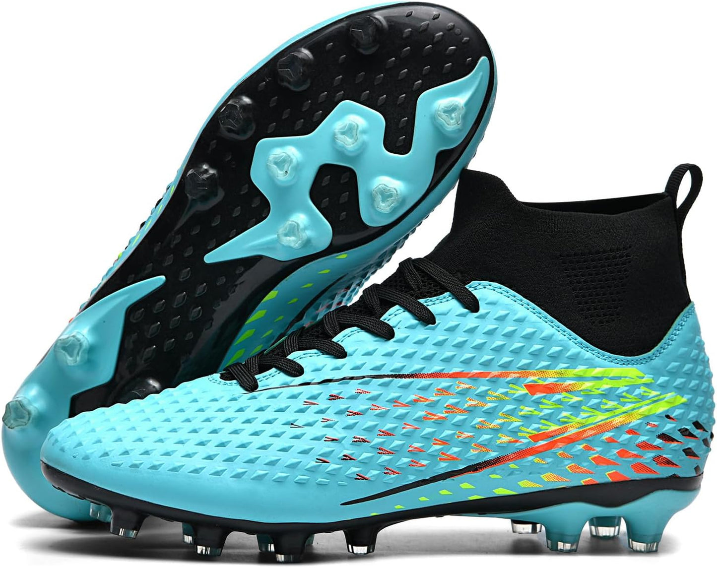 Mens Soccer Cleats Womens Indoor Soccer Shoes Wide Baseball Turf Shoes Adult Youth Rugby Shoes Big Boys Small Spikes AG TF Football Boots