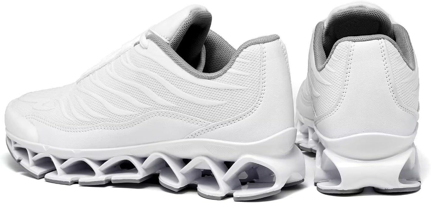 Mens Slip on Walking Running Shoes Blade Tennis Casual Fashion Sneakers Comfort Non Slip Work Sport Athletic Trainer