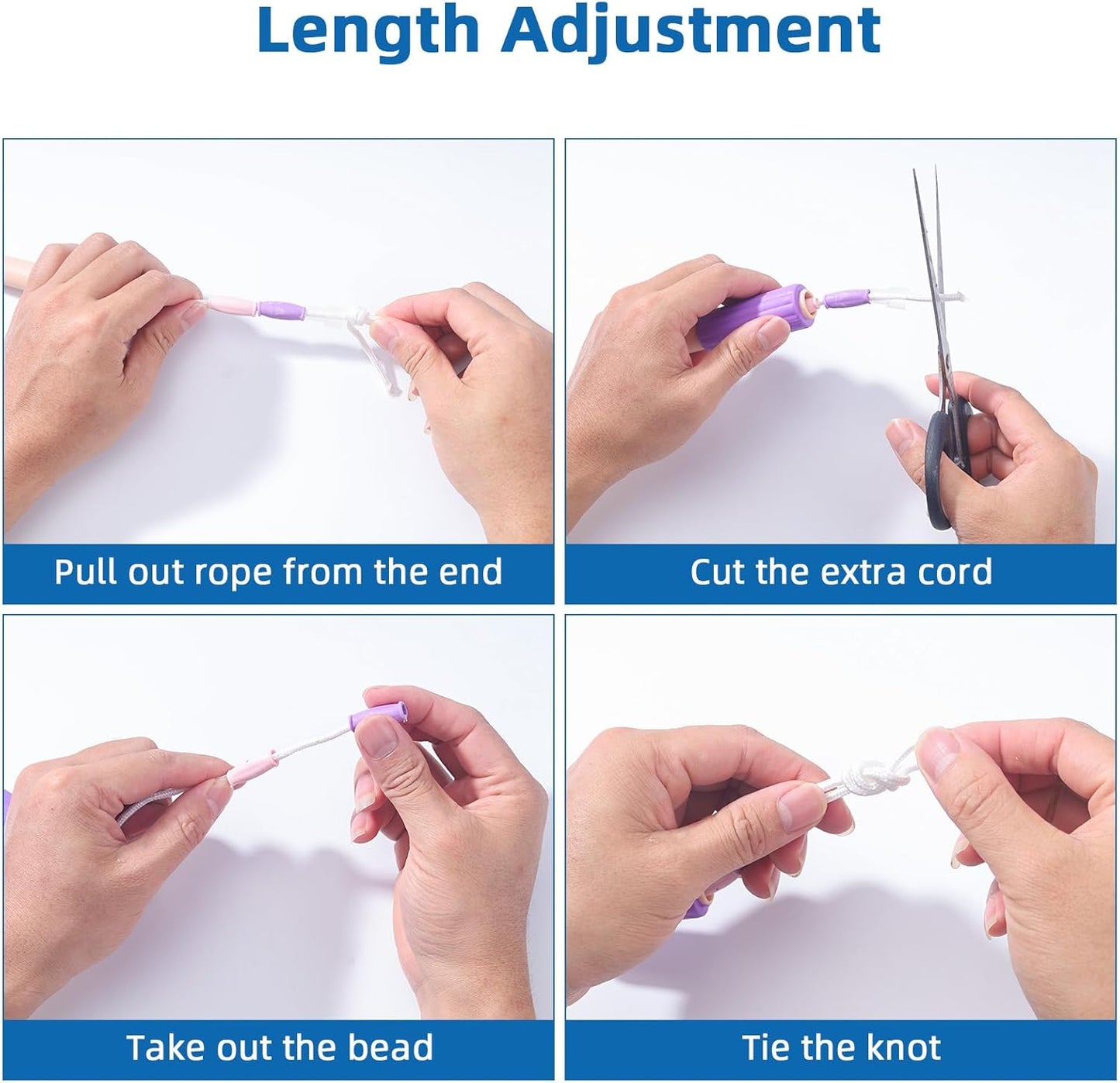 20 Pack Jump Rope for Kids Bulk 9Ft Beaded Jump Ropes for Age 4 5 6 7 8 10 12, Adjustable Jumping Rope for Children and Adults Exercise, Outdoor Fun Activity Workout, Training