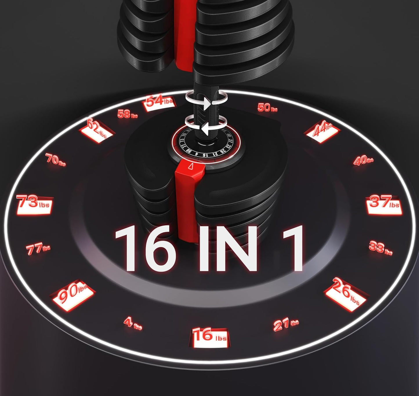 Yaheetech Adjustable Dumbbell Set 28/40/52.5/90LBS Adjustable Dumbbells Fast Adjust Dumbbell Weight Set with Anti-Slip Handle and Tray for Men/Women Home Gym Strength Training Equipment Single/Pair