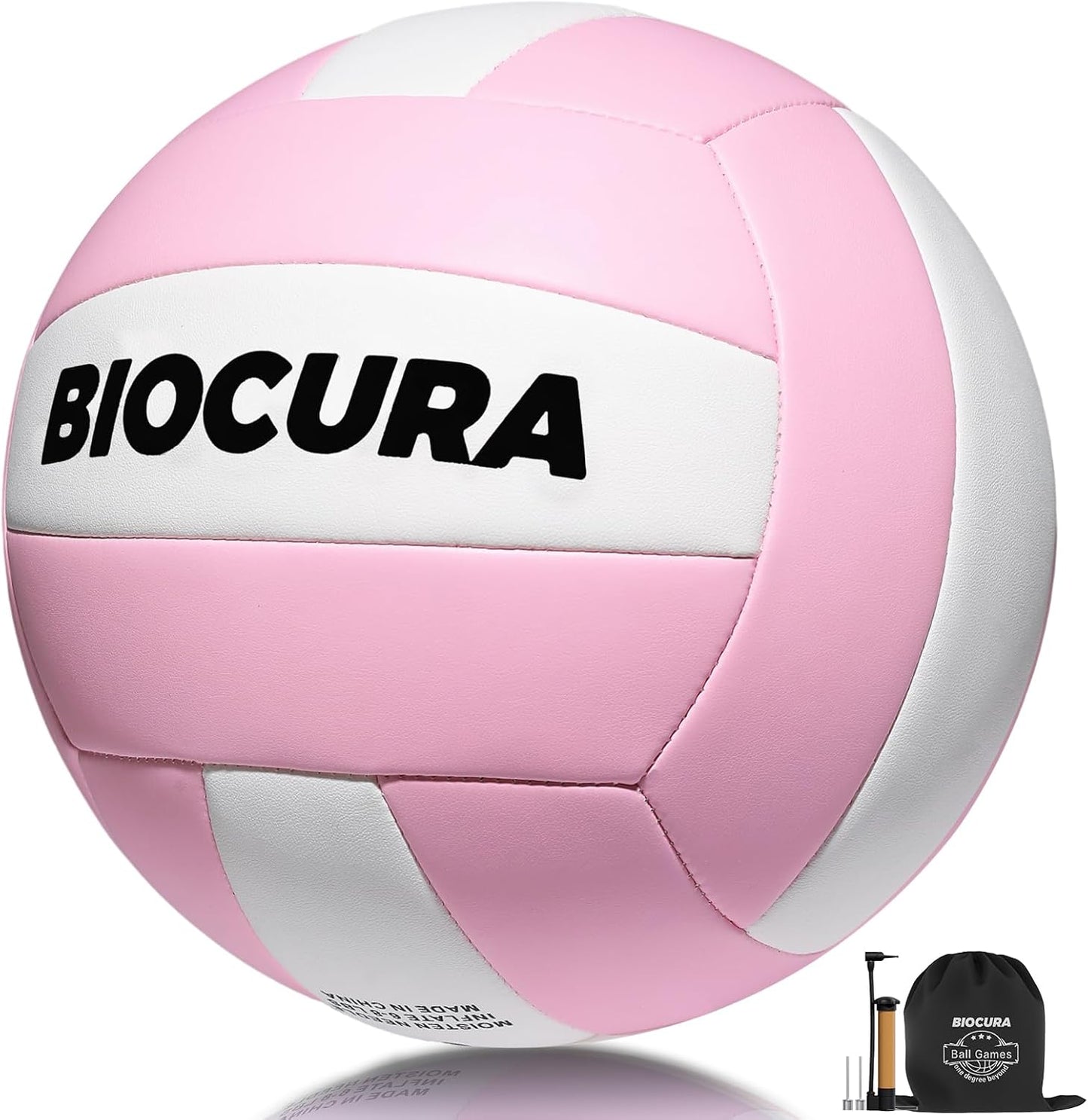 Softy Volleyball, Durable PU Leather,Waterproof Indoor Outdoor Soft Volleyball for Beach Game Gym Training (Official Size 5)