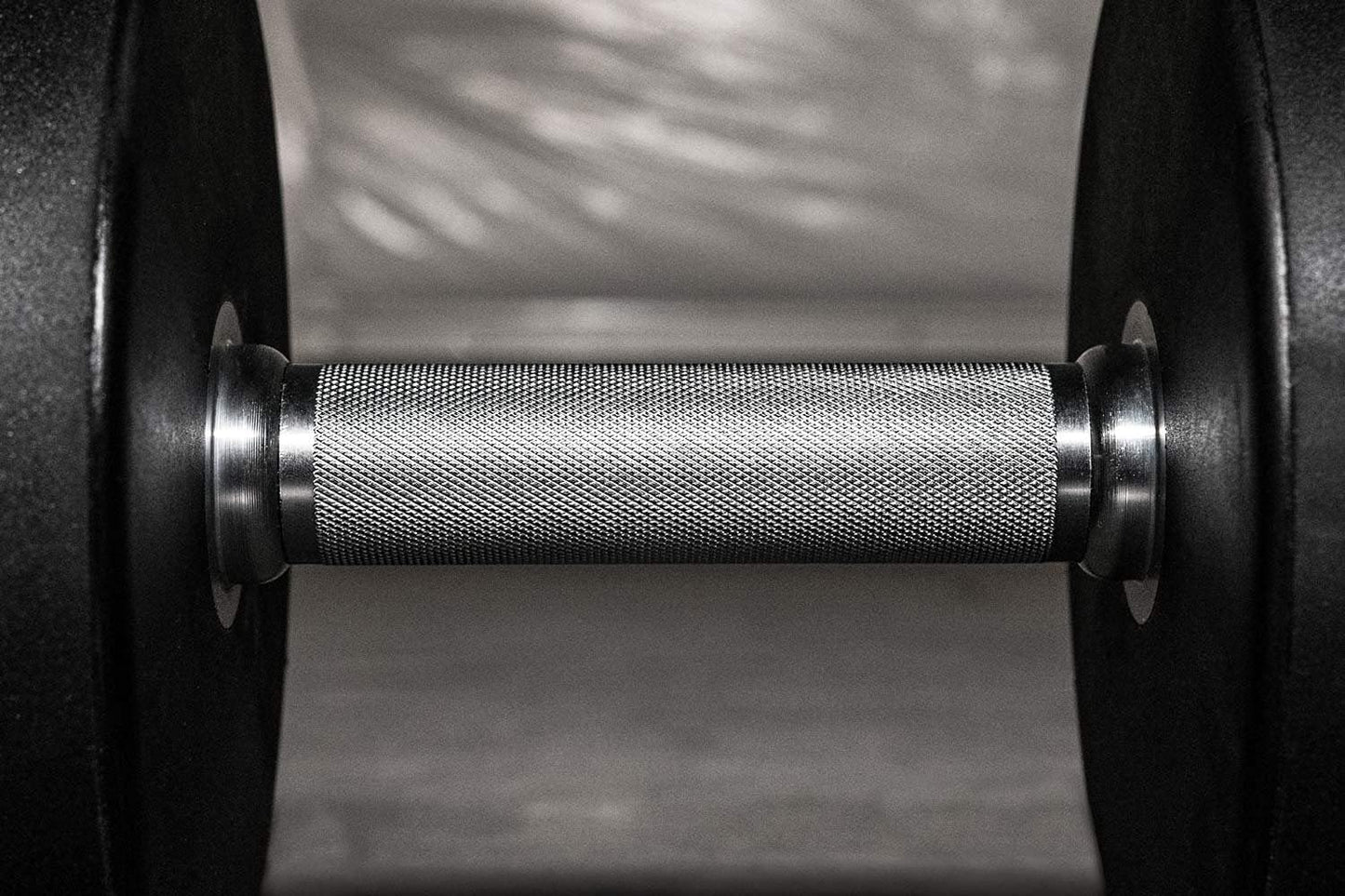 REP Fitness Urethane Coated Round Dumbbells, 5 to 100 lbs, Singles or Pairs, With or Without Rack, Steel Core, Rubber Encased, Chrome Handles, Professional Weights for Home Gym Strength Training