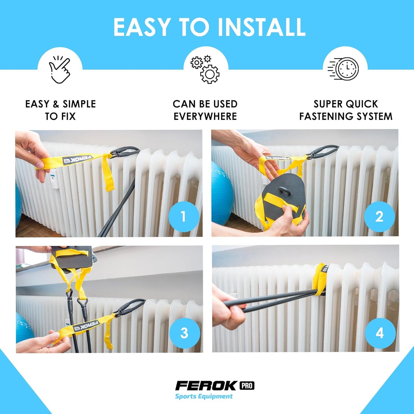 Swimming Resistance Band with Hand Paddles, Stretch Cord, Fitness Bands for Swimming, Training Equipment, Arm Strength Exercise, Powercord - Including Exercises - Medium Green