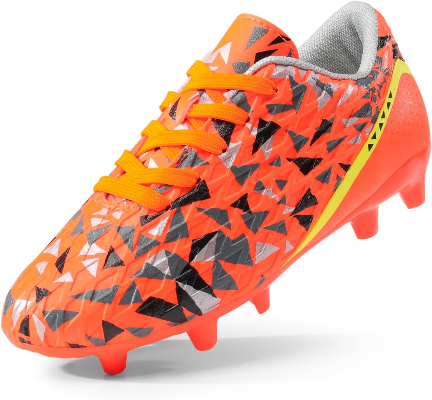 DREAM PAIRS Boys Girls Soccer Cleats Youth Firm Groud Athletic Outdoor Trainning Football Shoes for Little/Big Kid