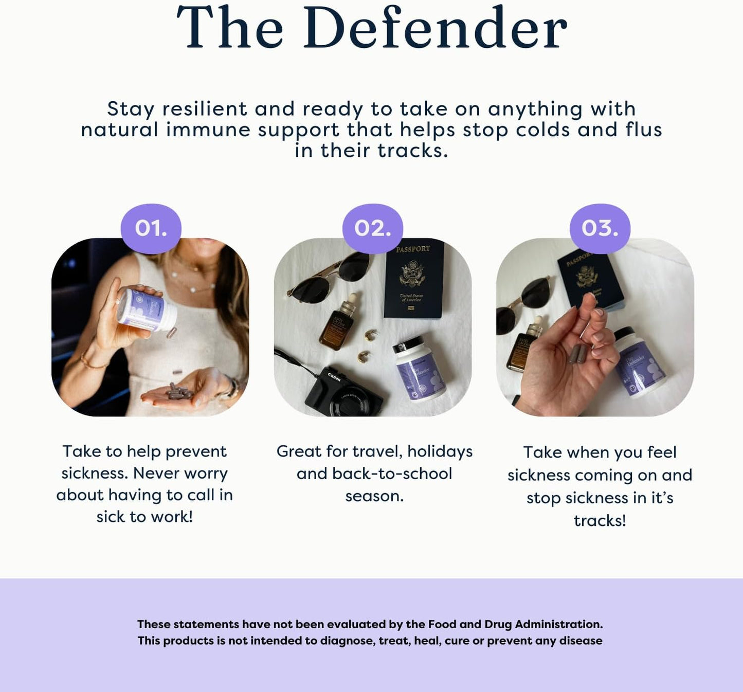 The Defender Jr. - Powerful Kids Chewable Immune Defense with Vitamin A, C, and Botanical Extracts Elderberry, Astralagus, and More for Boosting Immune System with Natural Ingredients