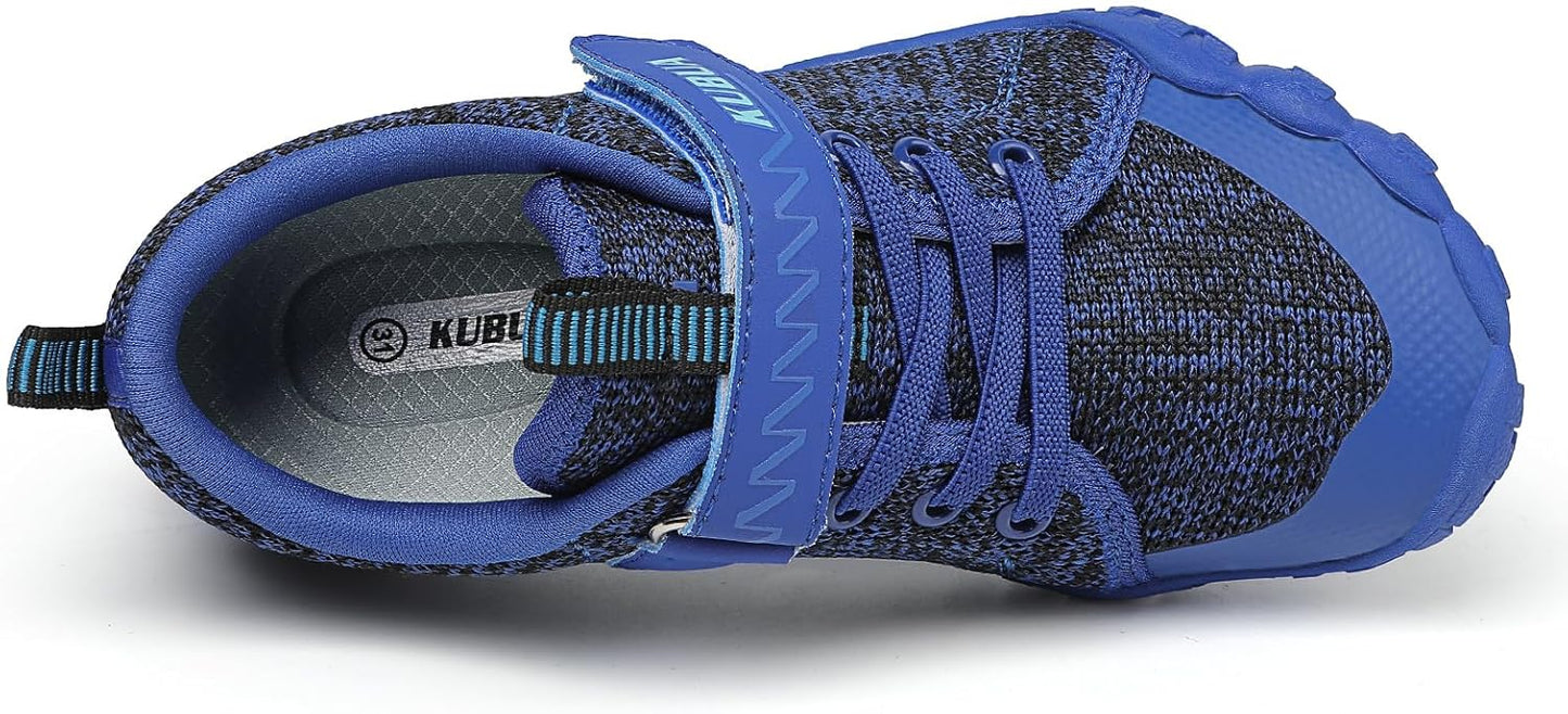 KUBUA Kids Barefoot Shoes Boys Girls Sneakers Naturally Splay Shoes Toddler Little Big Kid