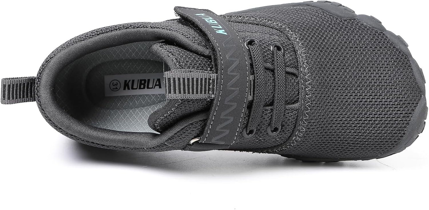 KUBUA Kids Barefoot Shoes Boys Girls Sneakers Naturally Splay Shoes Toddler Little Big Kid