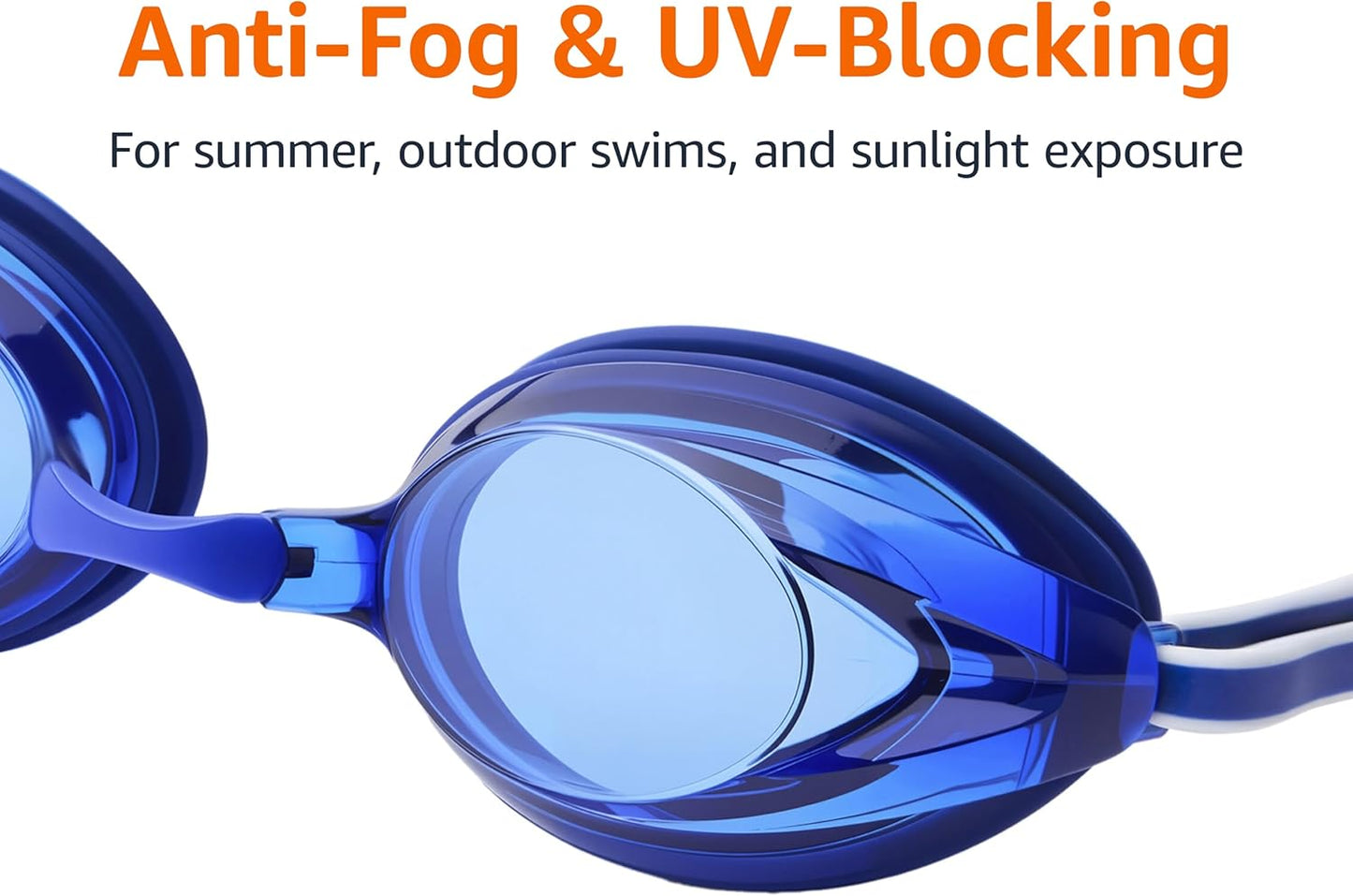 Amazon Basics Unisex Swim Goggles