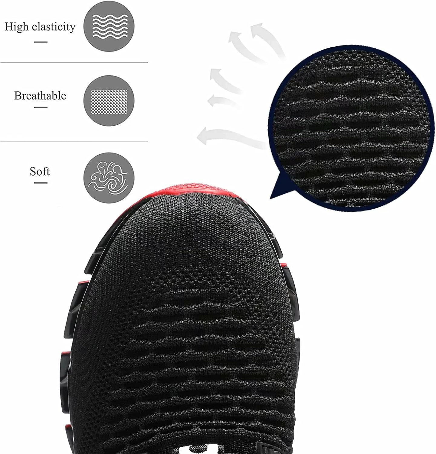 Men's Running Shoes Blade Tennis Walking Fashion Sneakers Breathable Non Slip Gym Sports Work Trainers