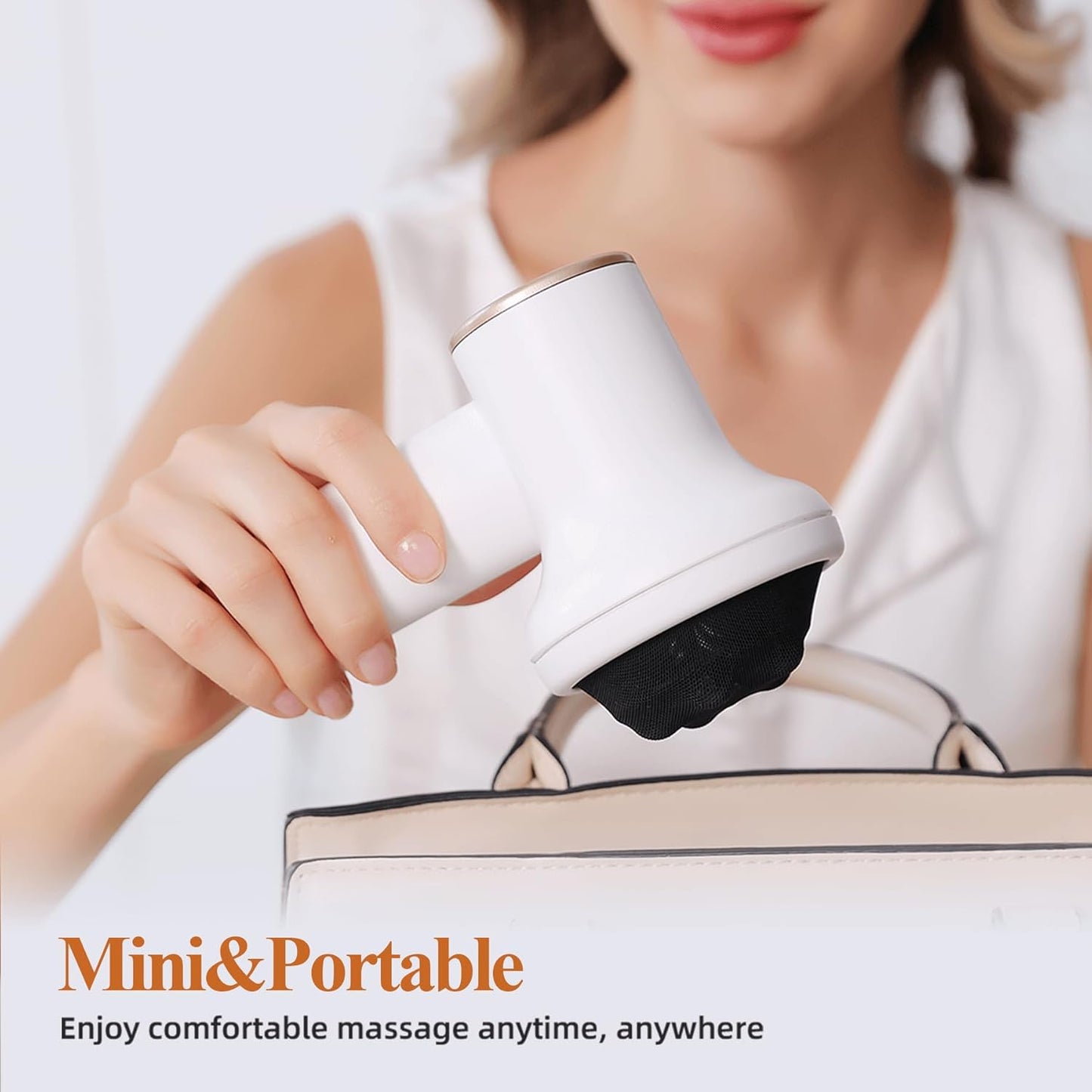 Cordless Cellulite Massager, Handheld & Mini Lymphatic Drainage Massager, Massage Stomach Belly Arms Legs, Body Sculpting Machine for Women Female at Home -1.1lb Weight