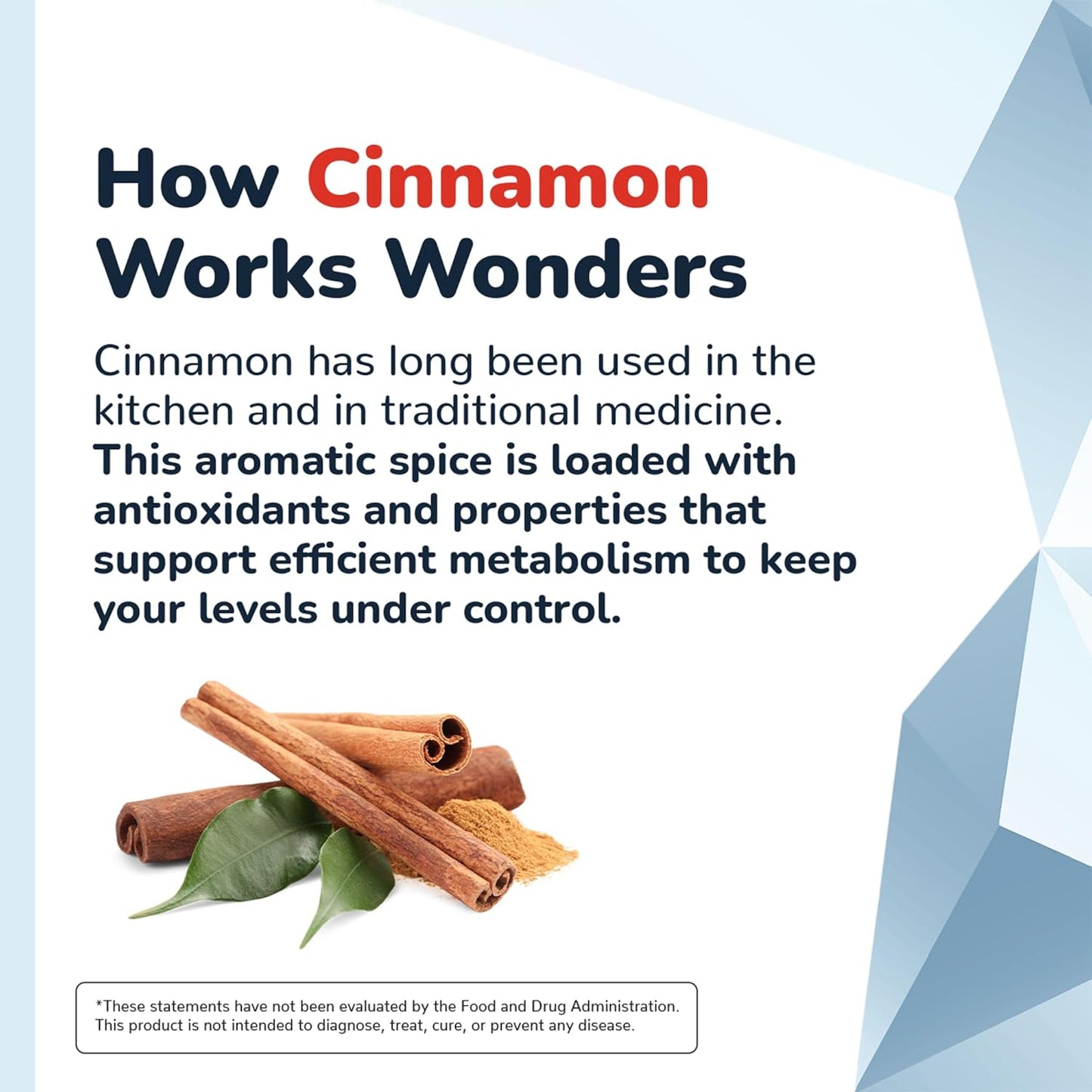 CinnaChroma Capsules - Cinnamon Supplements with 10:1 Extract, Chromium, Vanadium, Selenium, Vitamin D3 & K2 - Natural Sugar Blocker - 30 Capsules, 1 Month Supply