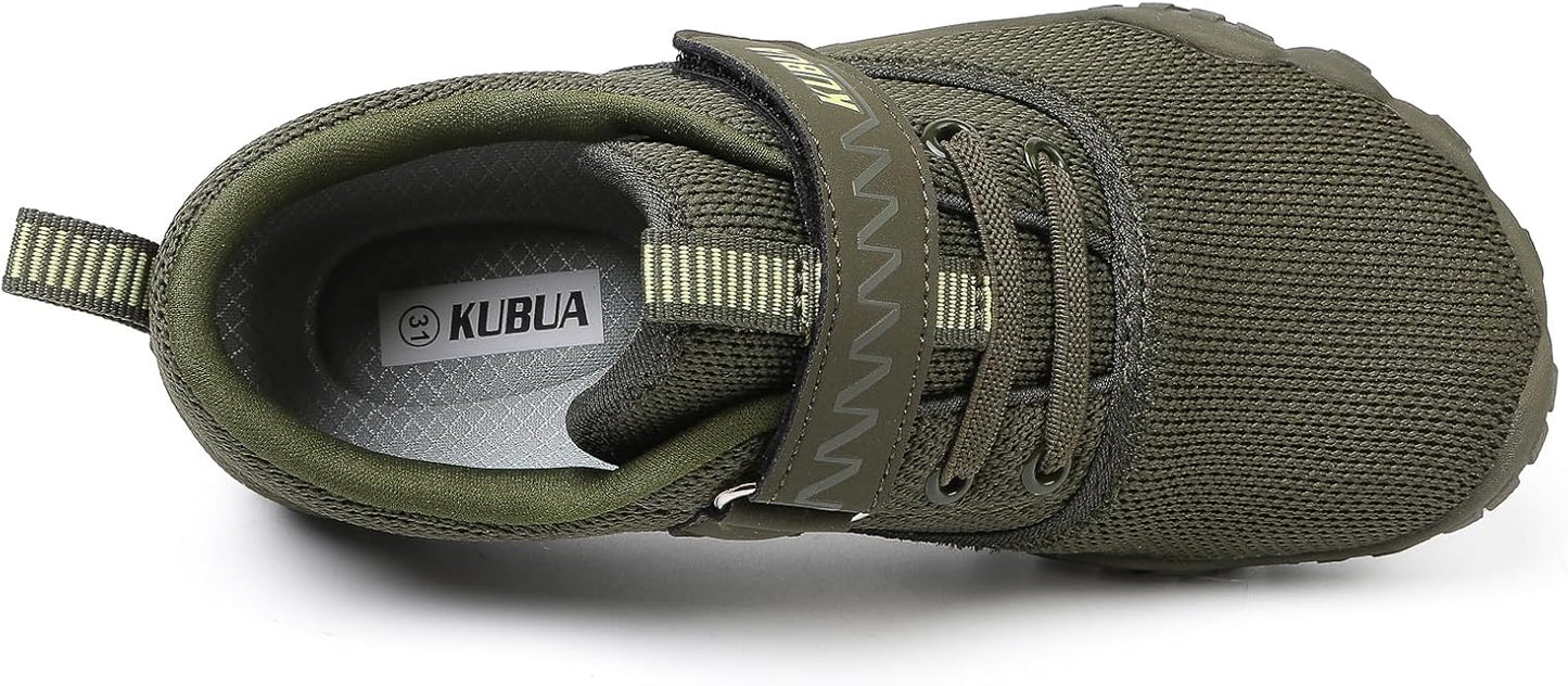 KUBUA Kids Barefoot Shoes Boys Girls Sneakers Naturally Splay Shoes Toddler Little Big Kid