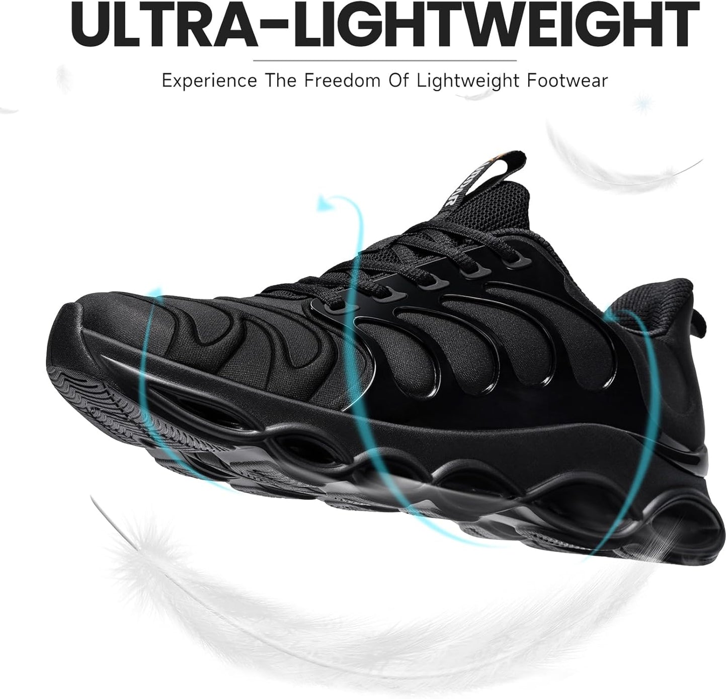 Running Shoes for Men Lightweight Casual Walking Shoes Comfortable Breathable Tennis Sneaker Cushioning Trainers