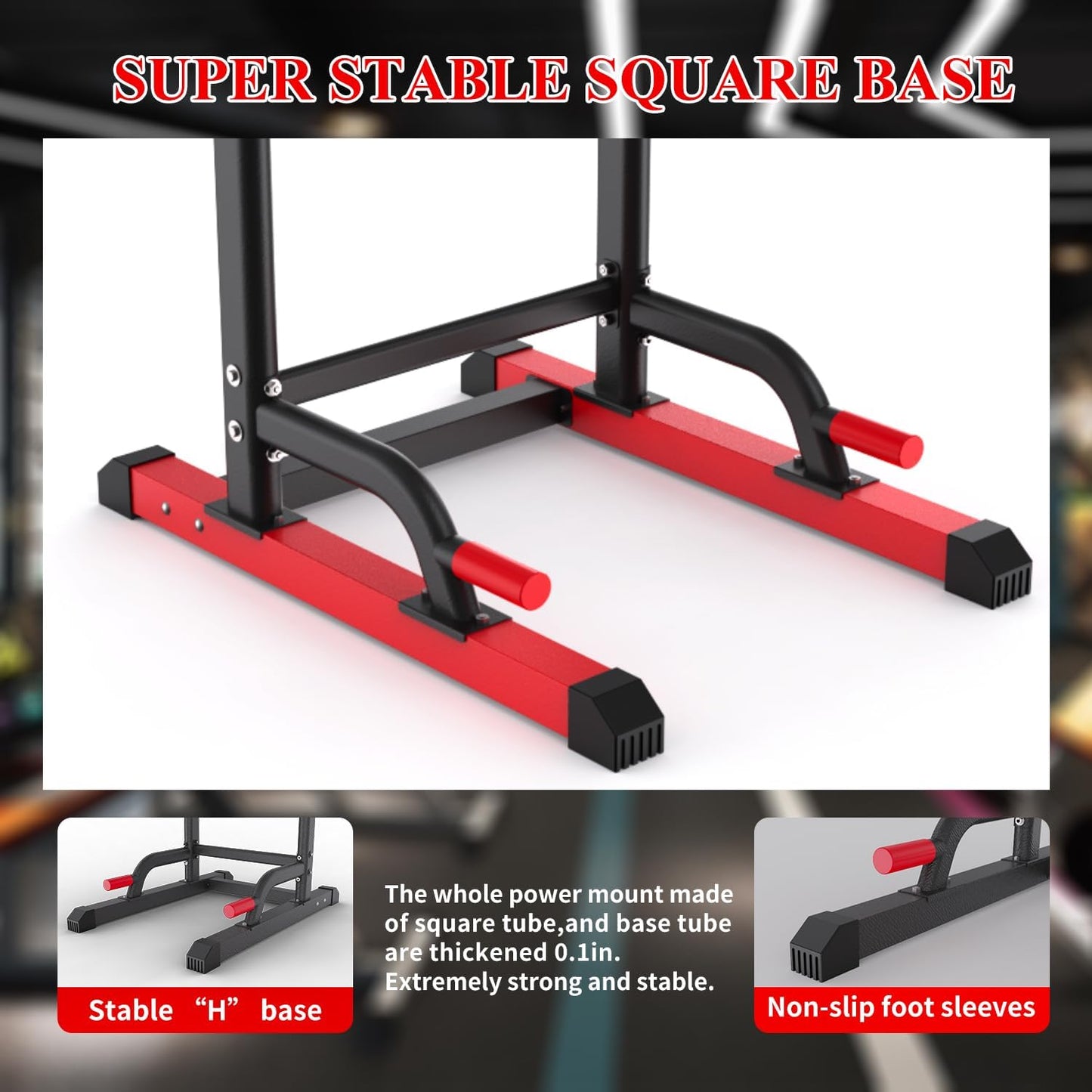 K KiNGKANG Power Tower Dip Station, Multi-Function Assistive Trainer Pull Up for Home Gym Muscle Building and Beginner Exercises,Load 450LBS