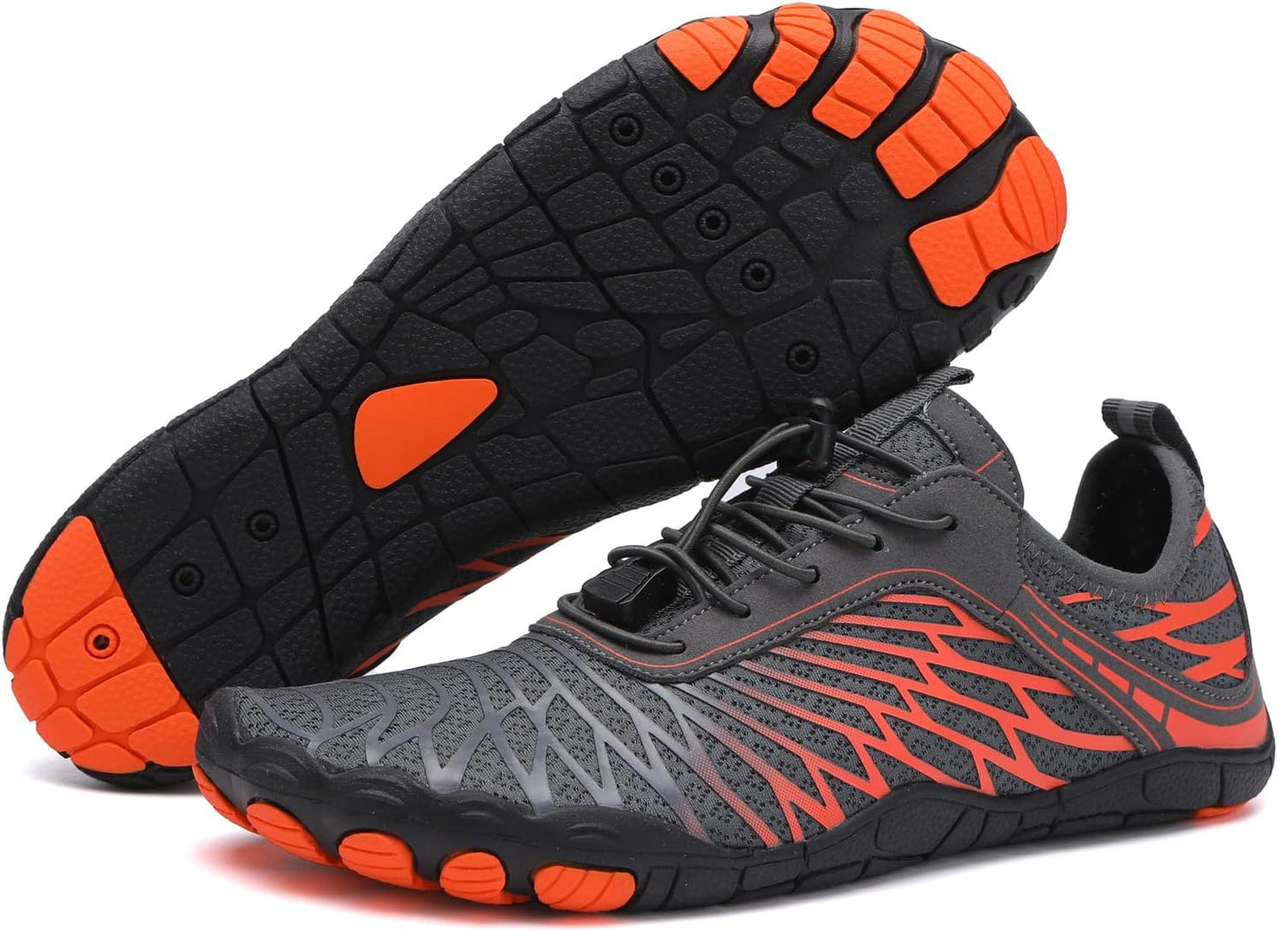 Hike Barefoot Shoes Womens Mens Footwear for Walking,Barefoot Shoe with Wide Toe Box,Healthy & Non-Slip,Breathable Barefoot Vitality Water Shoes for Women,Beach Pool Swim Shoe for Men (Unisex)