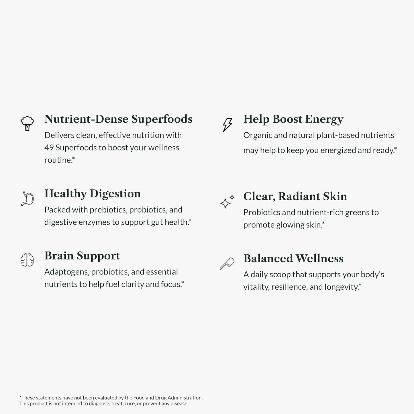 Greens First Gift Set - Limited Edition Glass Carafe & Organic Greens Powder - 49 Superfoods - Prebiotics, Probiotics & Digestive Enzymes - Dairy Free, Vegan & Non-GMO (Mint, 30 Servings)