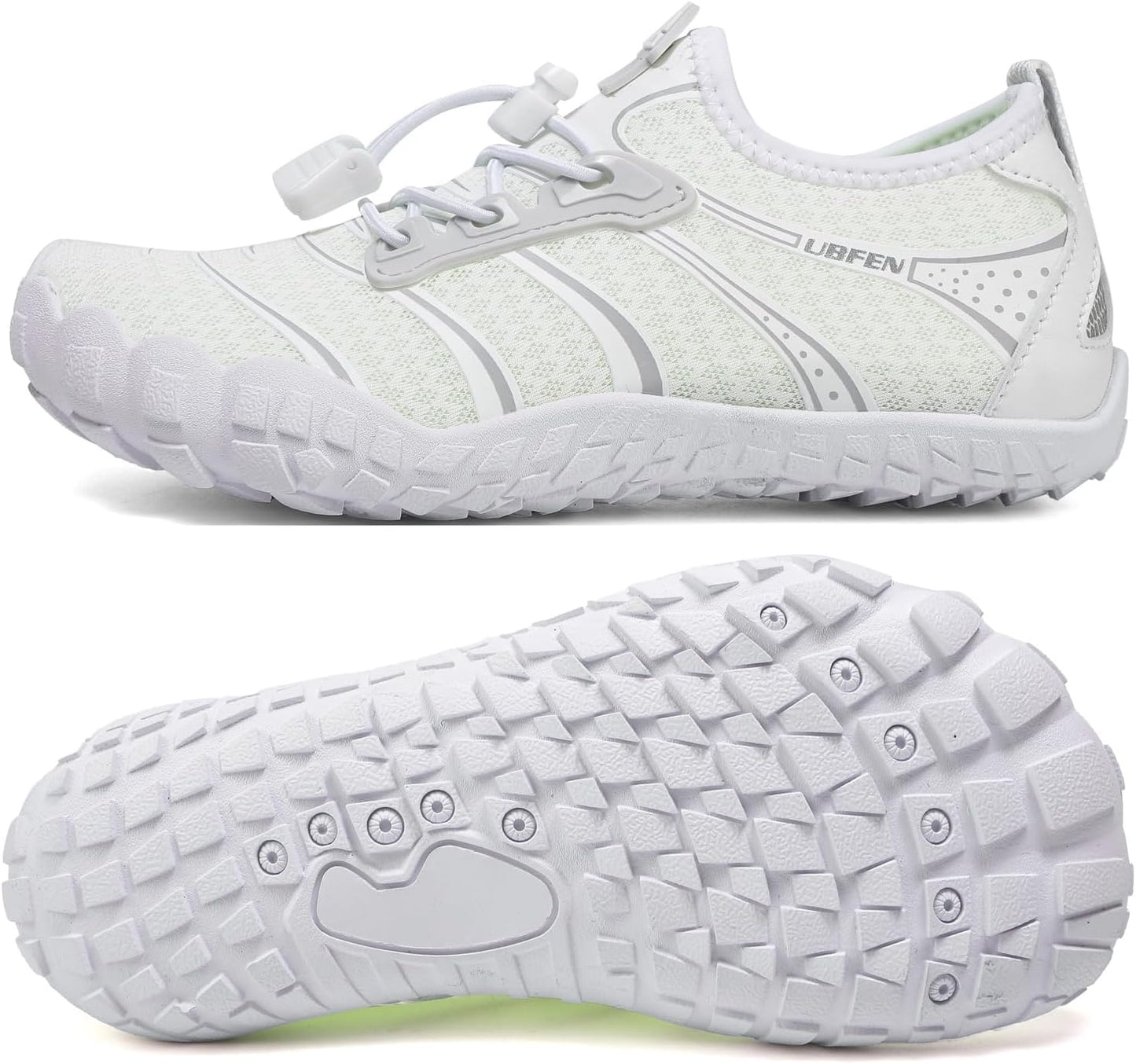 UBFEN Water Shoes for Kids Boys Girls Aqua Socks Barefoot Beach Sports Swim Pool Quick Dry Lightweight Toddler Little Big Kid