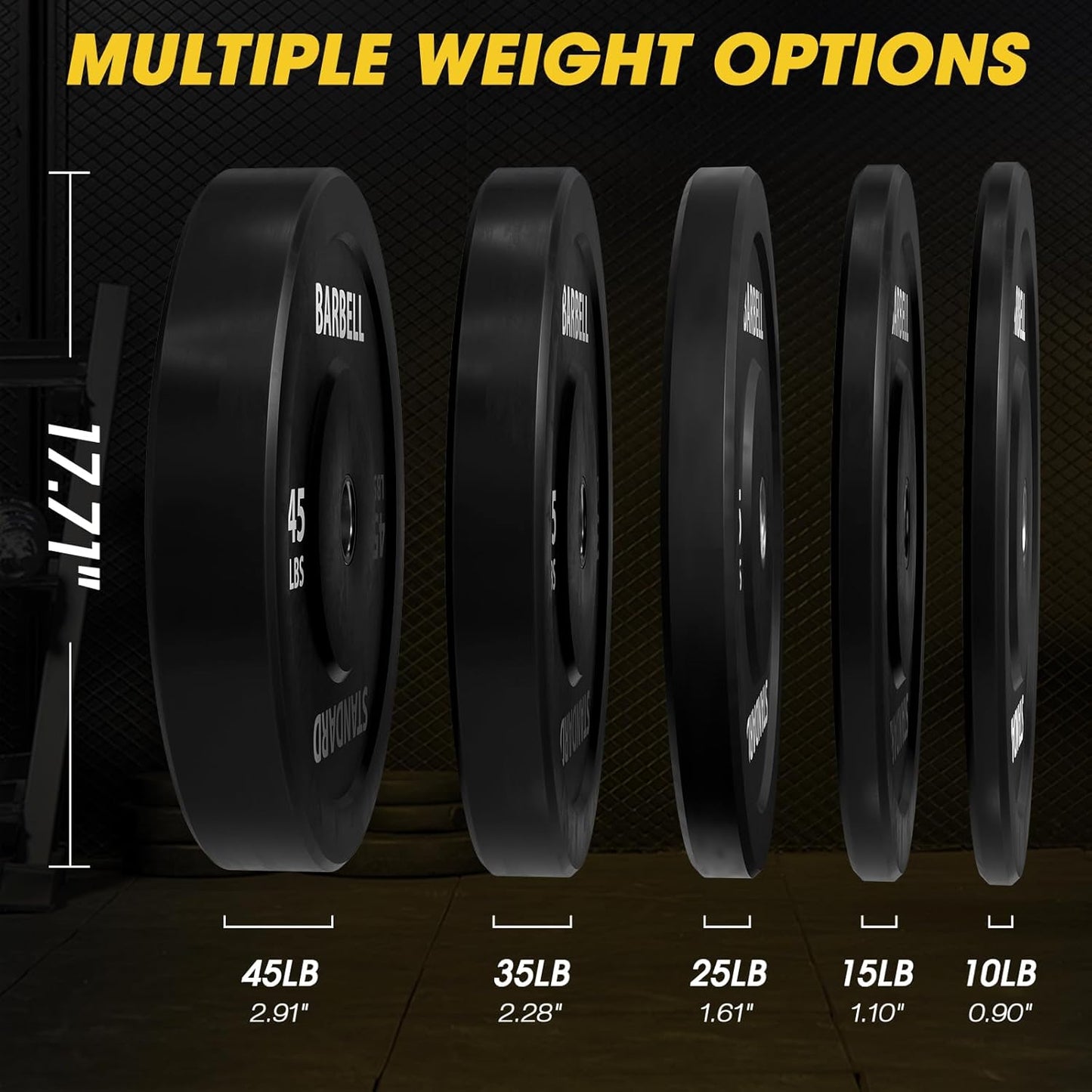 Mikolo All-in-One Smith Machine Home Gym with 230lbs Weight Plates, Power Cage with Cable Crossover, LAT Pulldown, Squat Rack & Adjustable Weight Bench