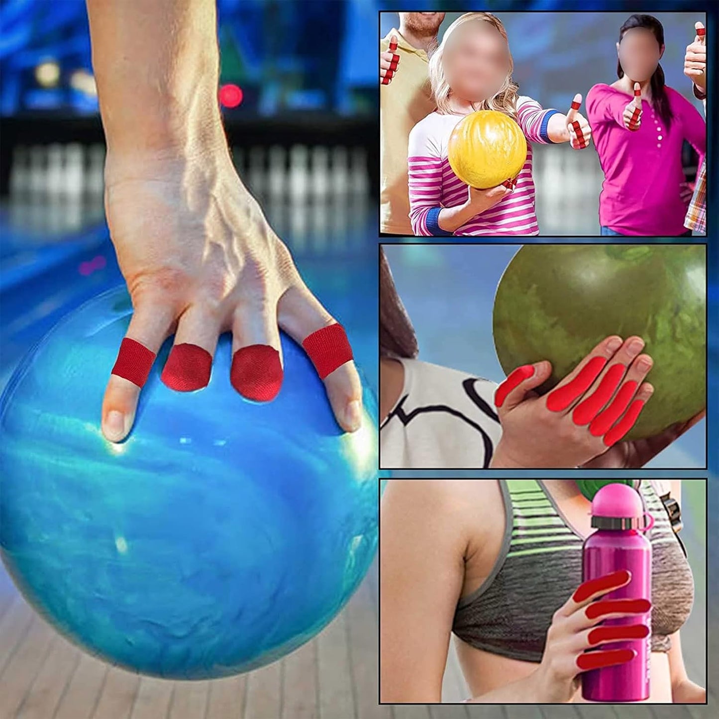 Birllaid 120PCS Bowling Thumb Tape Bowling Finger Tape Bowling Tape Thumb for Bowlers, Bowling Accessories for Men Women