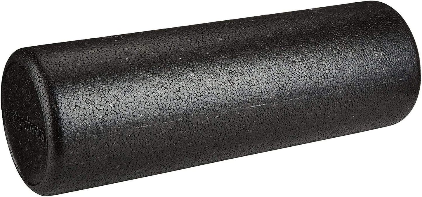 Amazon Basics High Density Foam Roller for Exercise and Recovery, 18 Inches, Black