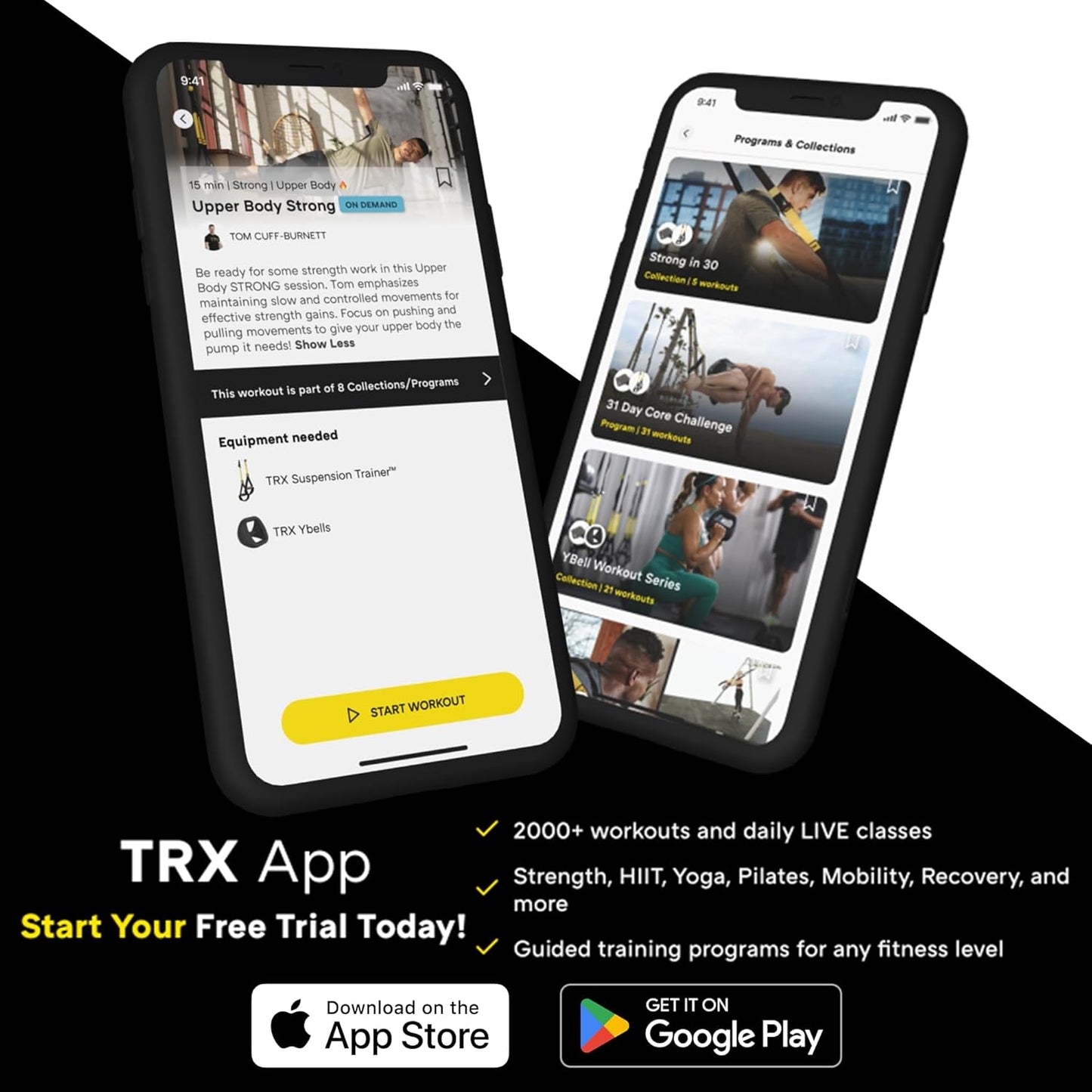 TRX PRO3 Suspension Trainer System, Durable Design for Cross-Training, Weight Training, HIIT Training & Cardio, Includes 3 Anchor Solutions for Indoor & Outdoor Home Gyms