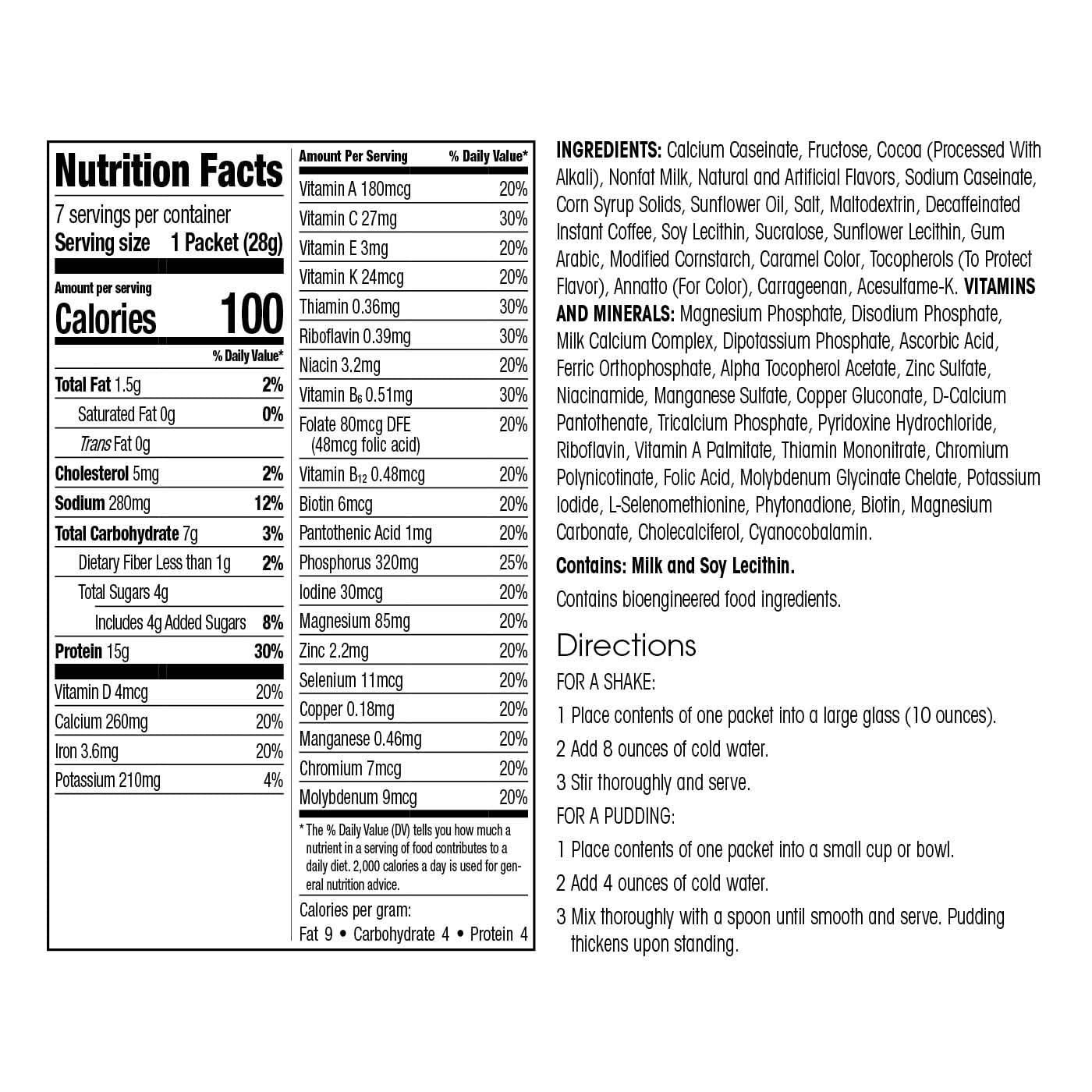 WonderSlim Meal Replacement Shake, Mocha Cream, 15g Protein, 24 Vitamins & Minerals, Gluten Free (7ct)