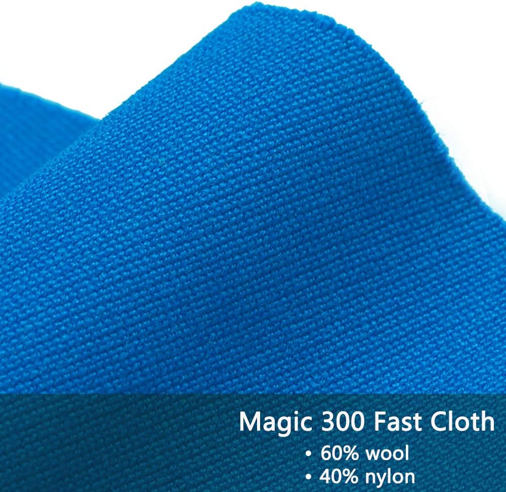 Boshen Worsted Blend Billiard Cloth Pool Table Felt Fast Speed for 7' 8' 9' Pool Table Pre Cut Bed & Rails