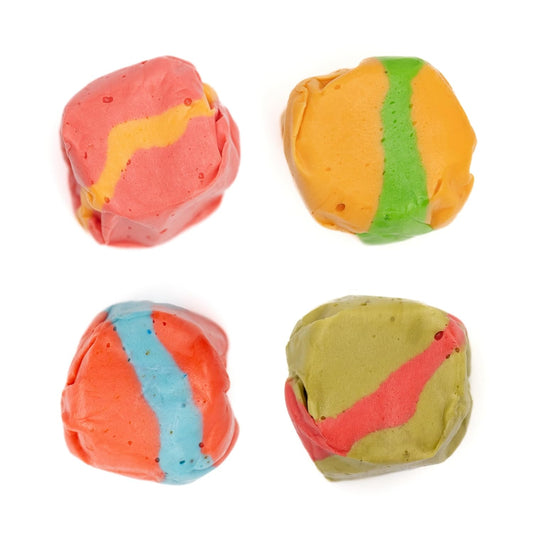 Taffy Shop Spicy Favorites, Salt Water Taffy – Assorted Gourmet Soft Chewy Candy, Variety Pack, Bulk Sweet Snack, Fresh Gift & Gluten-Free, 140 Individually Wrapped Pieces (32oz)