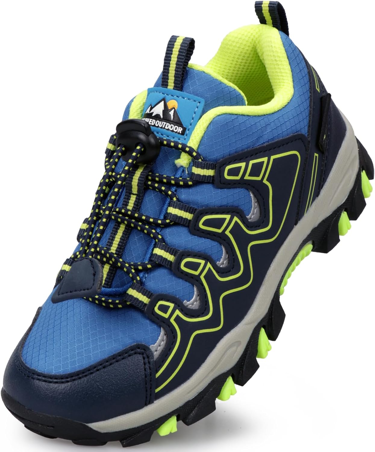 Kids Boys Running Shoes Waterproof Non-Slip Breathable Low-Top Outdoor Hiking Walking Sneakers (Little/Big Kids)