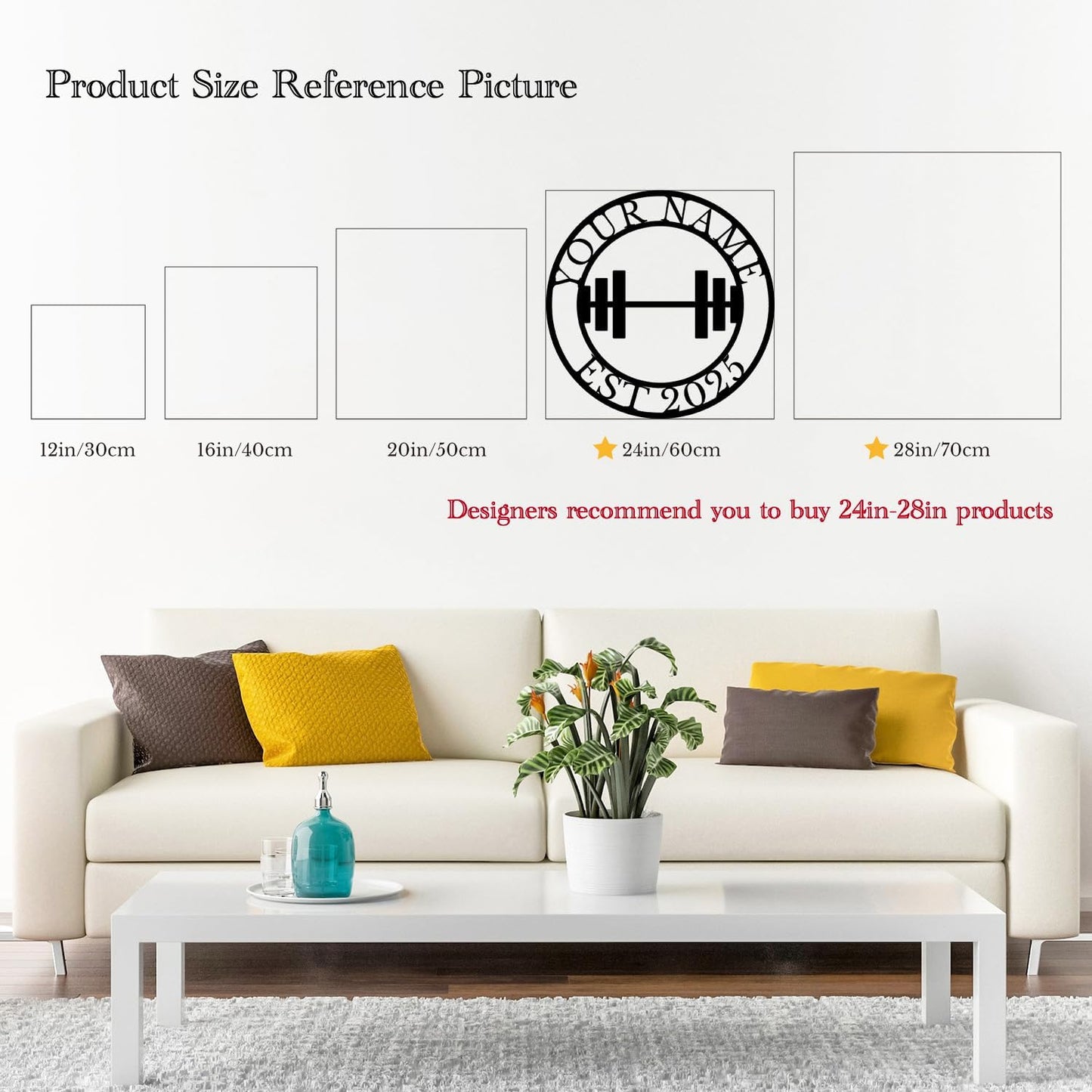 Personalized Metal Gym Sign, Custom Fitness Metal Wall Decor, Yoga Room Sign, fitness room decor, home gym decor, gifts for sports lovers, black metal