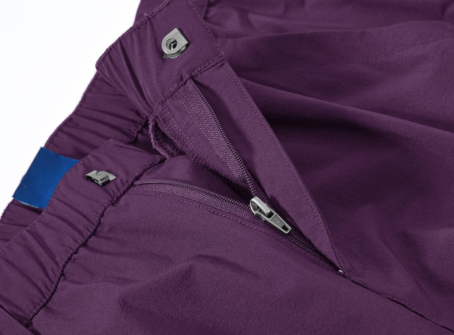 YSENTO Women's Hiking Pants Lightweight Stretch Quick Drying UPF 50 Camping Travel Work Cargo Pants 6 Pockets