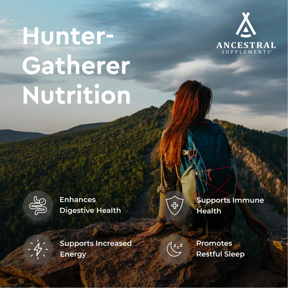 Ancestral Supplements Greens Powder Capsules, Organic Superfood Greens & Reds Blend with Spirulina, Chlorella, Grass Fed Beef Organs, and Probiotics for Gut Health, Non GMO, 612mg Each, 180 Count