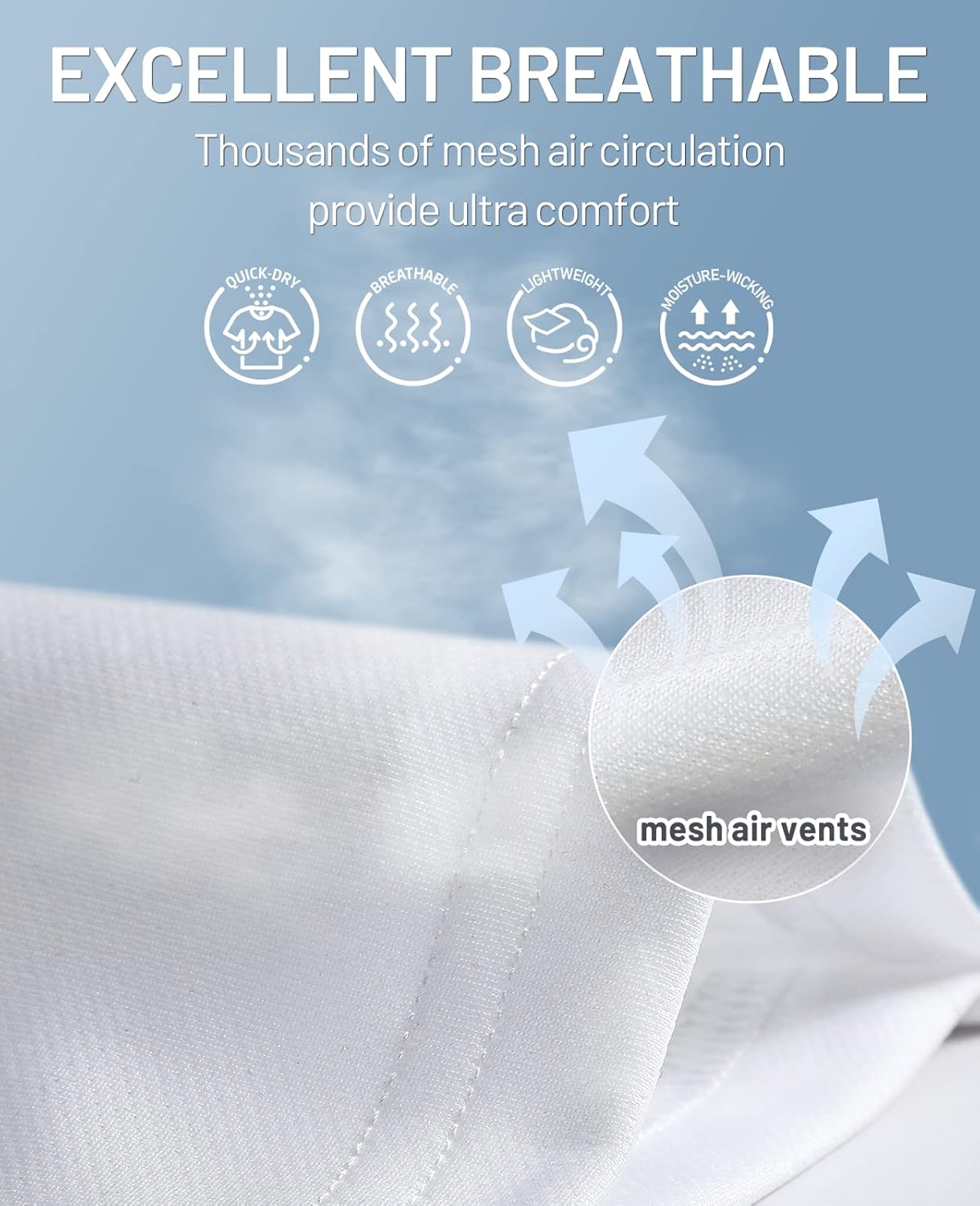 MIER Men's Quick Dry Workout Shirts Moisture Wicking Running Athletic Performance T-Shirts Recycled Polyester Top Tee