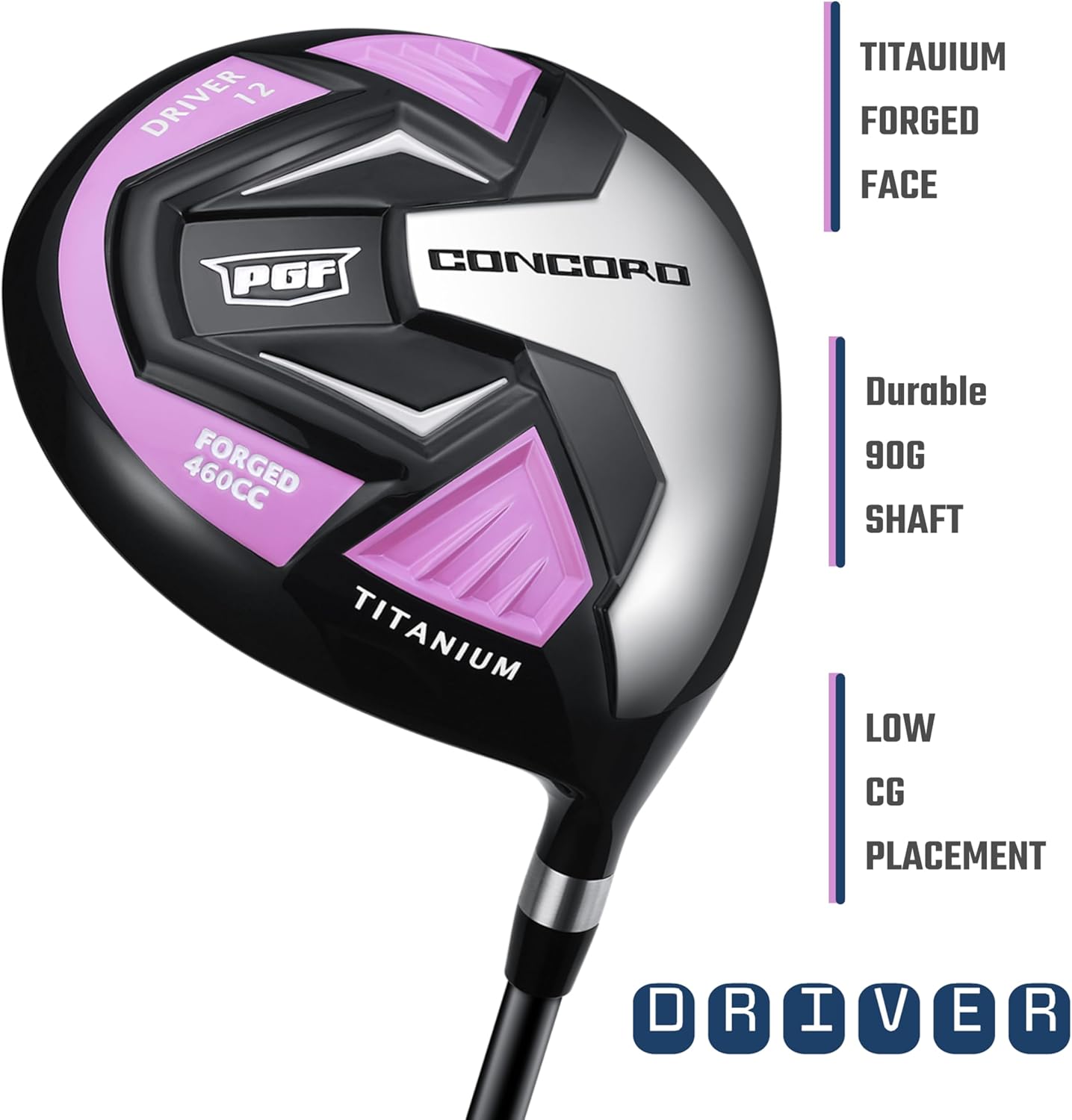 PGF Lady Concord Women's Complete Golf Club Set [15-Piece]