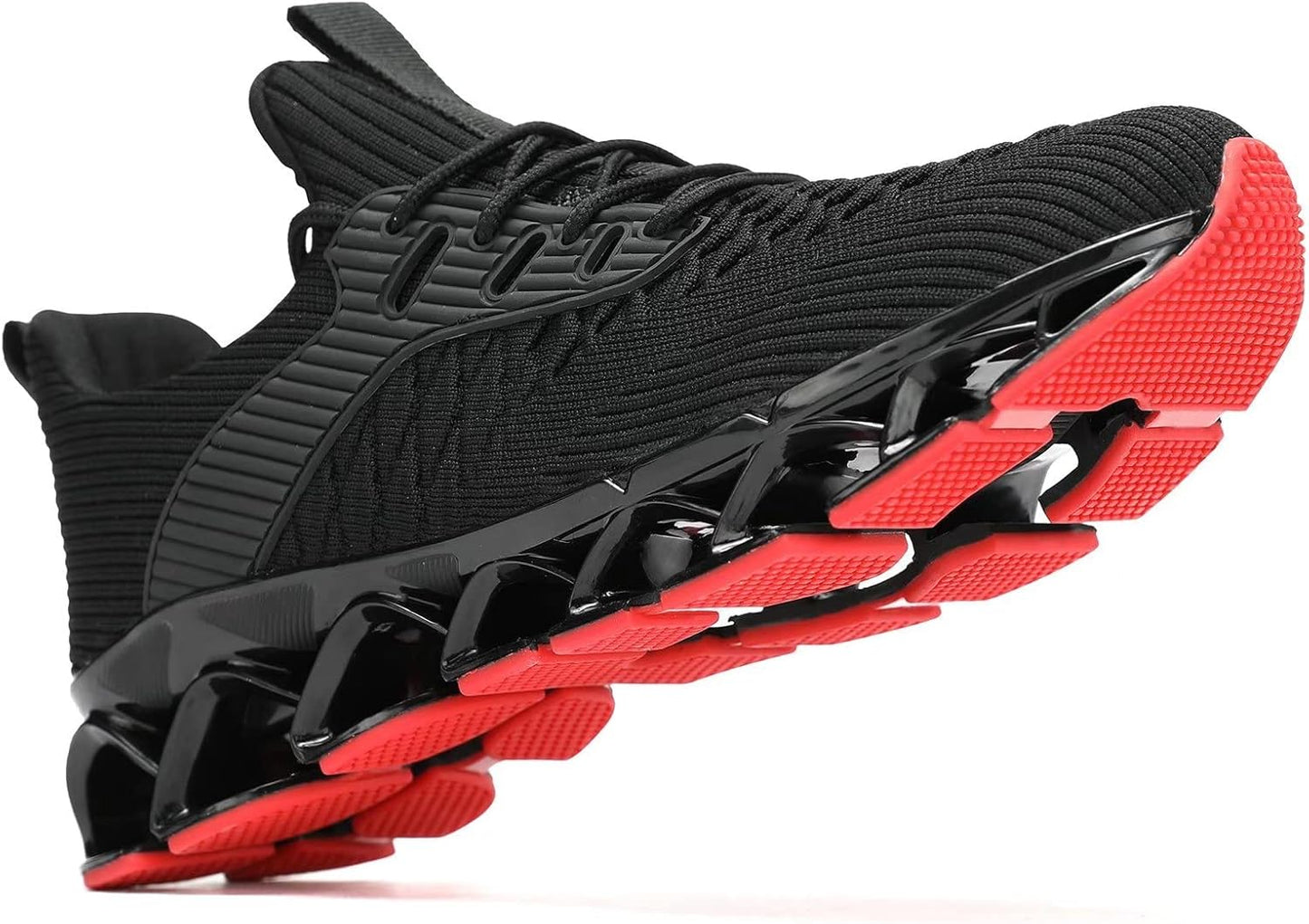 Men's Slip on Walking Running Shoes Blade Tennis Casual Fashion Sneakers Comfort Non Slip Work Sport Athletic Trainer