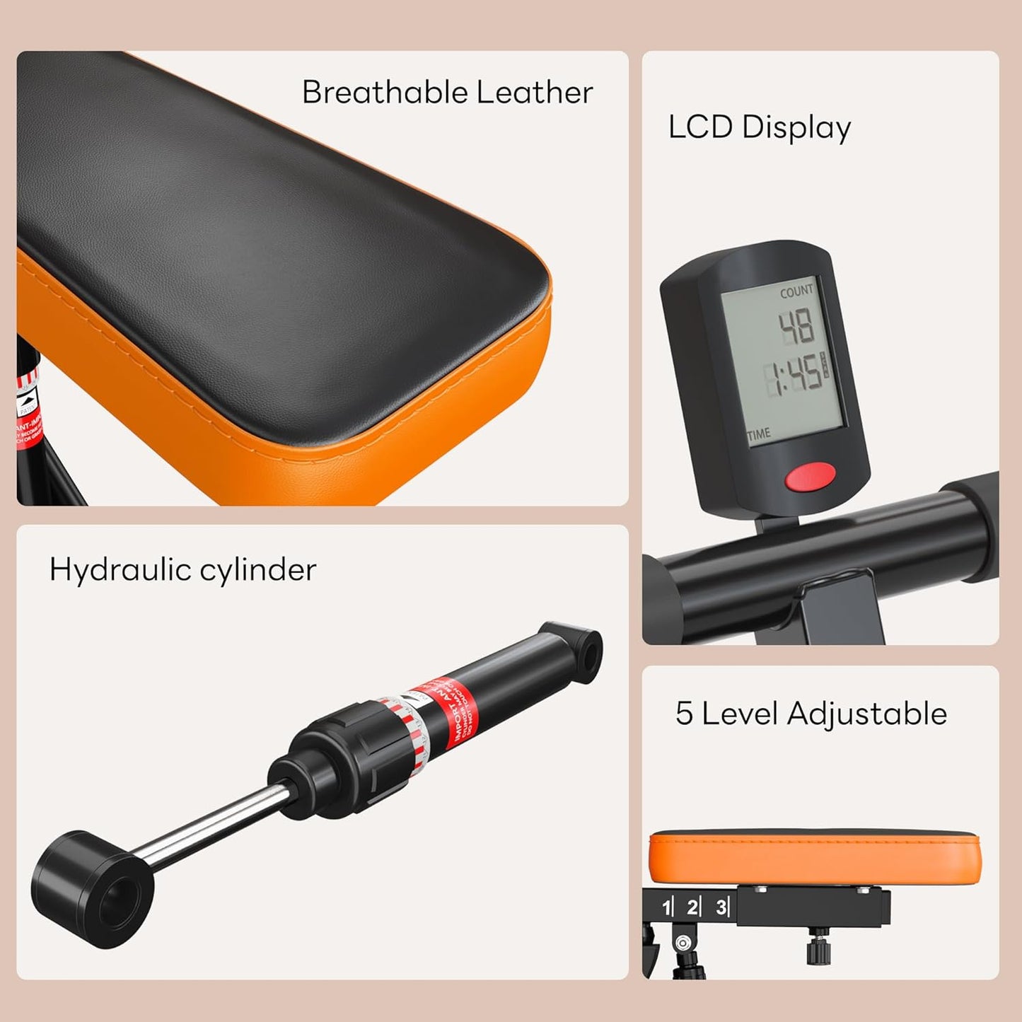 SogesPower Squat Machine for Home Gym, Squat Rowing Machine with Adjustable Resistance and Optional Full Motion, Squat Assist Trainer for Glutes & Legs Workout, Up to 330lbs