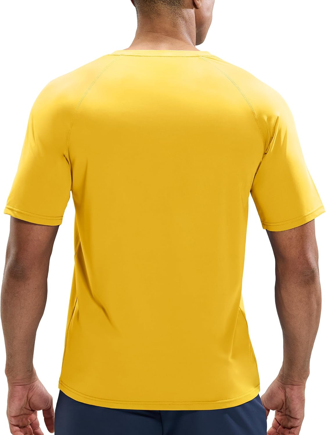 MIER Men's Dry Fit Workout T-Shirts Athletic Running Tee Short Sleeve Crew Neck Gym Tops, Polyester, Moisture Wicking