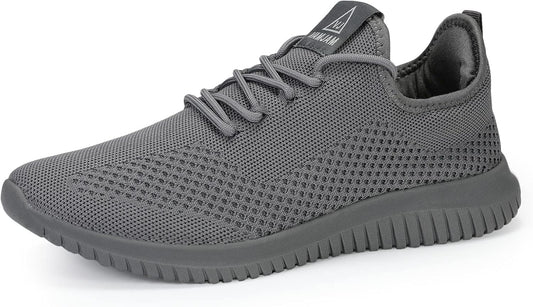 VAMJAM Men's Running Shoes Ultra Lightweight Breathable Walking Shoes Non Slip Athletic Fashion Sneakers Mesh Workout Casual Sports Shoes