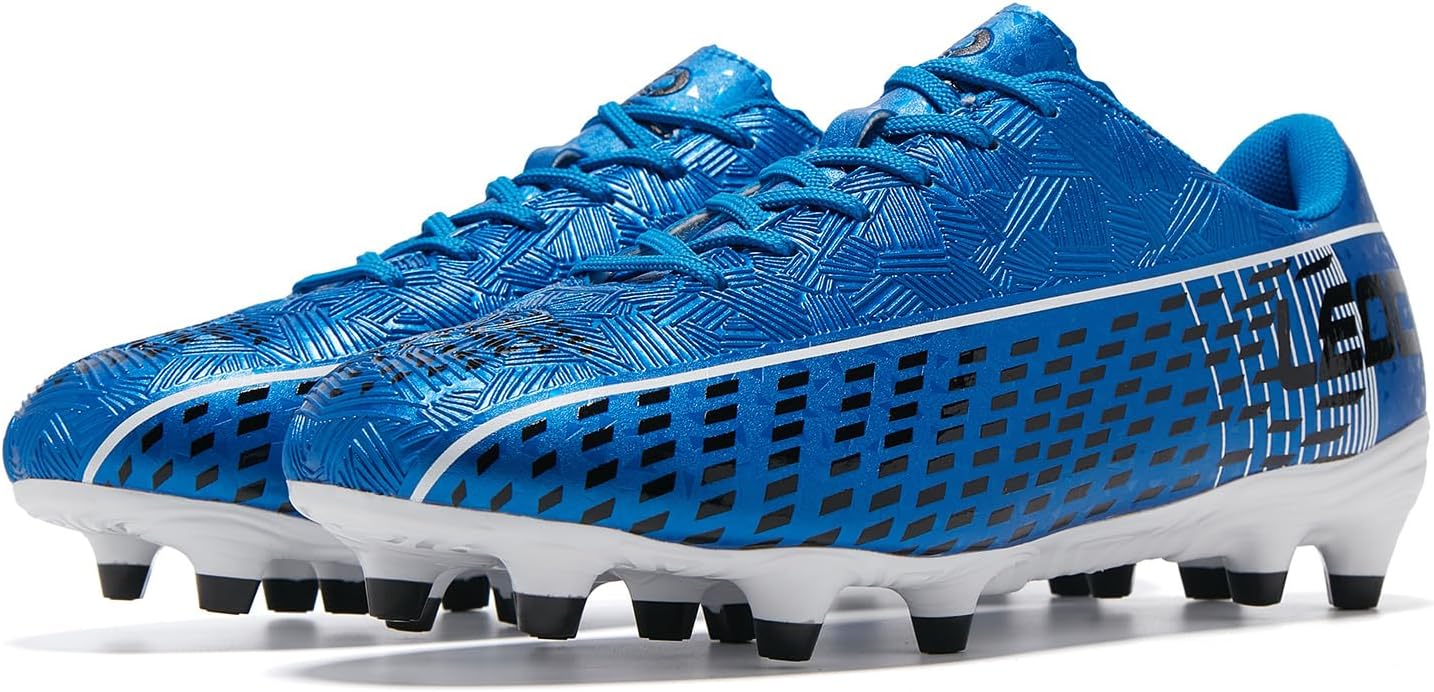 Soccer Cleats for Men's and Women's Outdoor Unisex Football Shoes Firm Rugby Boots